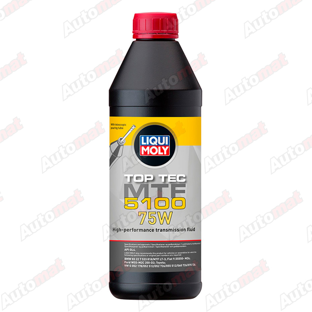 Трансмиссионное масло минеральное Liqui Moly Top Tec MTF 5100 75W GL-4 1л 20842