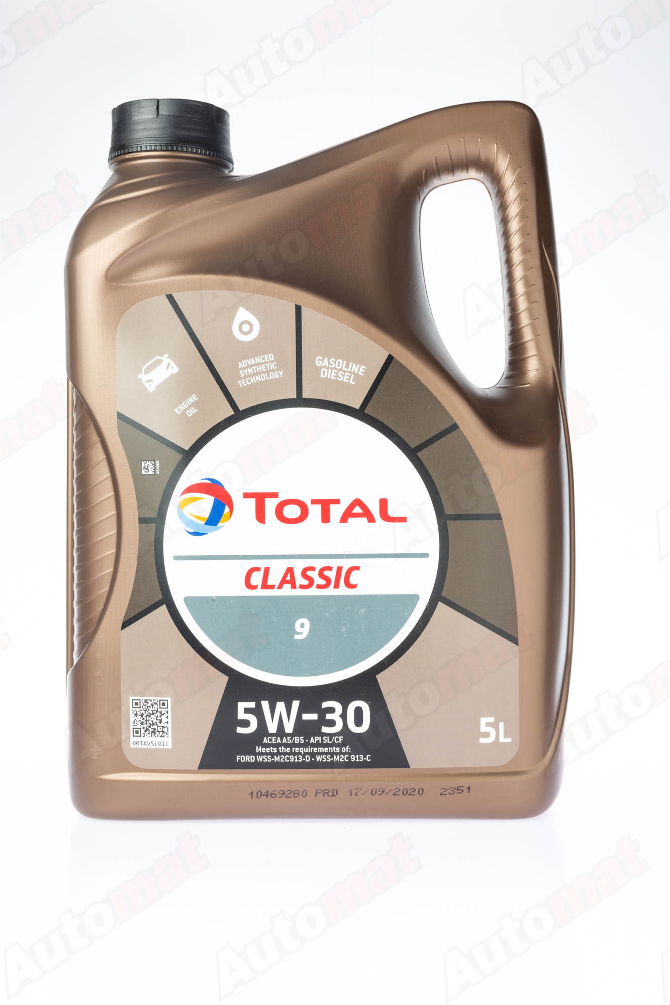 Моторное масло Total Classic 9 5W-30, 5л