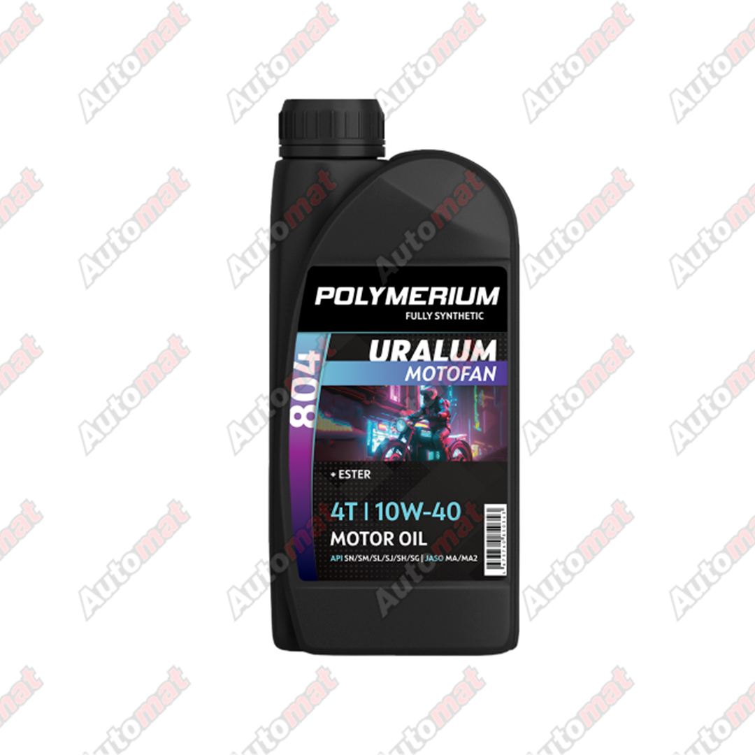 Масло моторное POLYMERIUM MOTO-FAN 4T 804 URALUM 10W40 1л