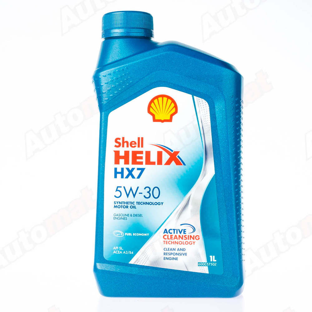 Моторное масло Shell Helix HX7 SN/CF A3/B4 5W-30, 1л