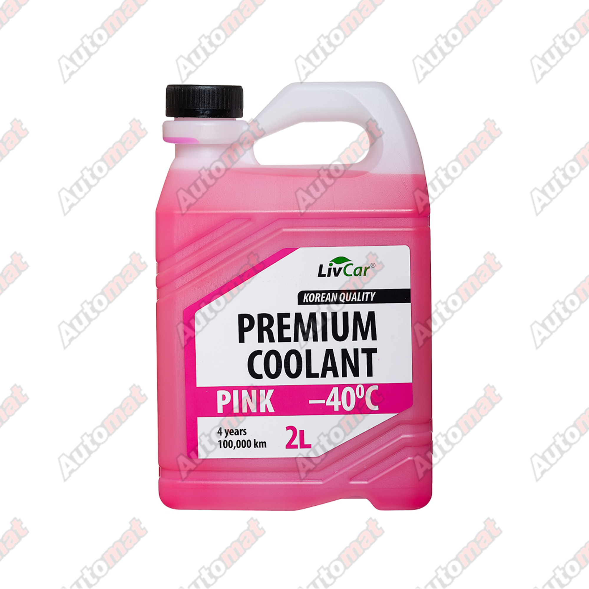 Антифриз всесезонный LIVCAR PREMIUM COOLANT PINK -40, 2л