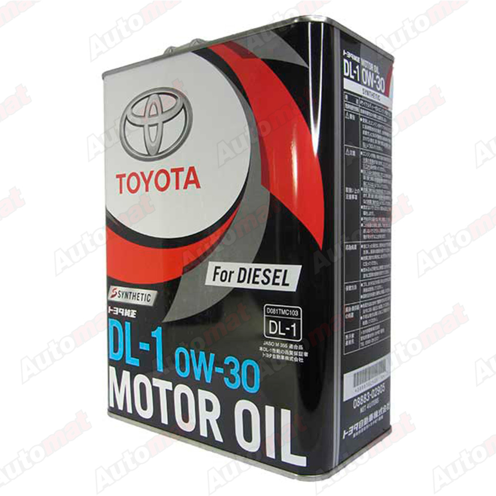 Моторное масло TOYOTA DIESEL OIL DL-1 0W-30, 4л