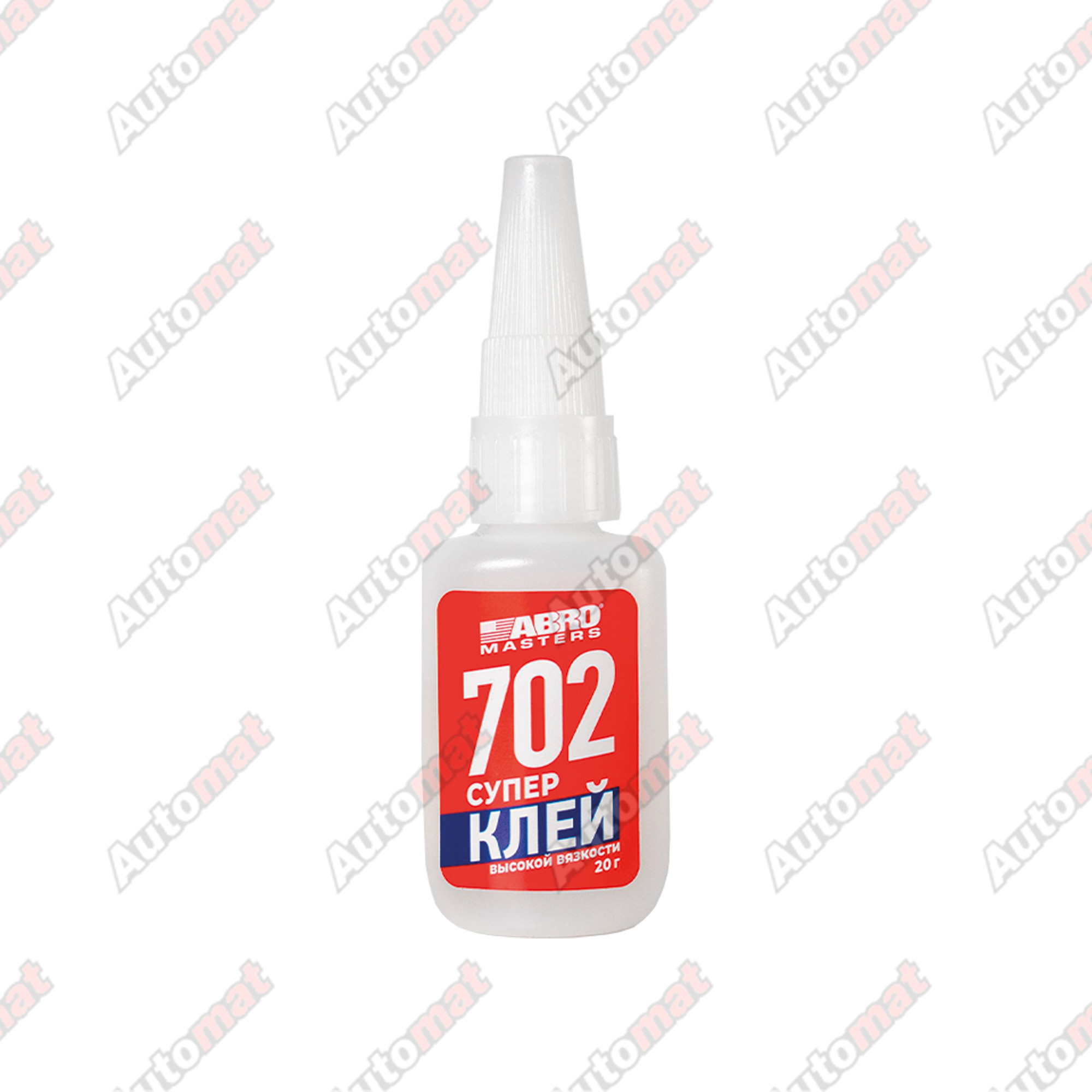 Суперклей высокой вязкости ABRO MASTERS 702, 20г