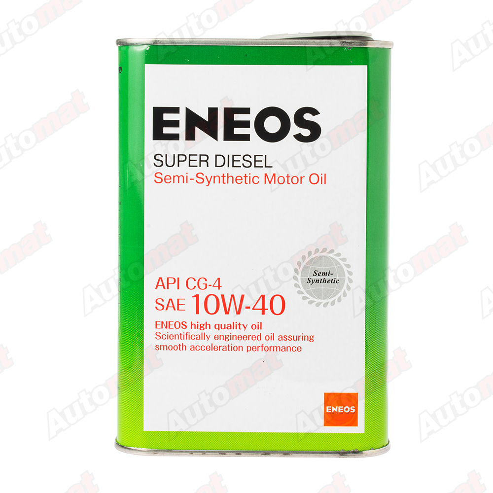 Моторное масло ENEOS SUPER DIESEL 10W-40 CG-4 SEMI-SYNTHETIC, 1л