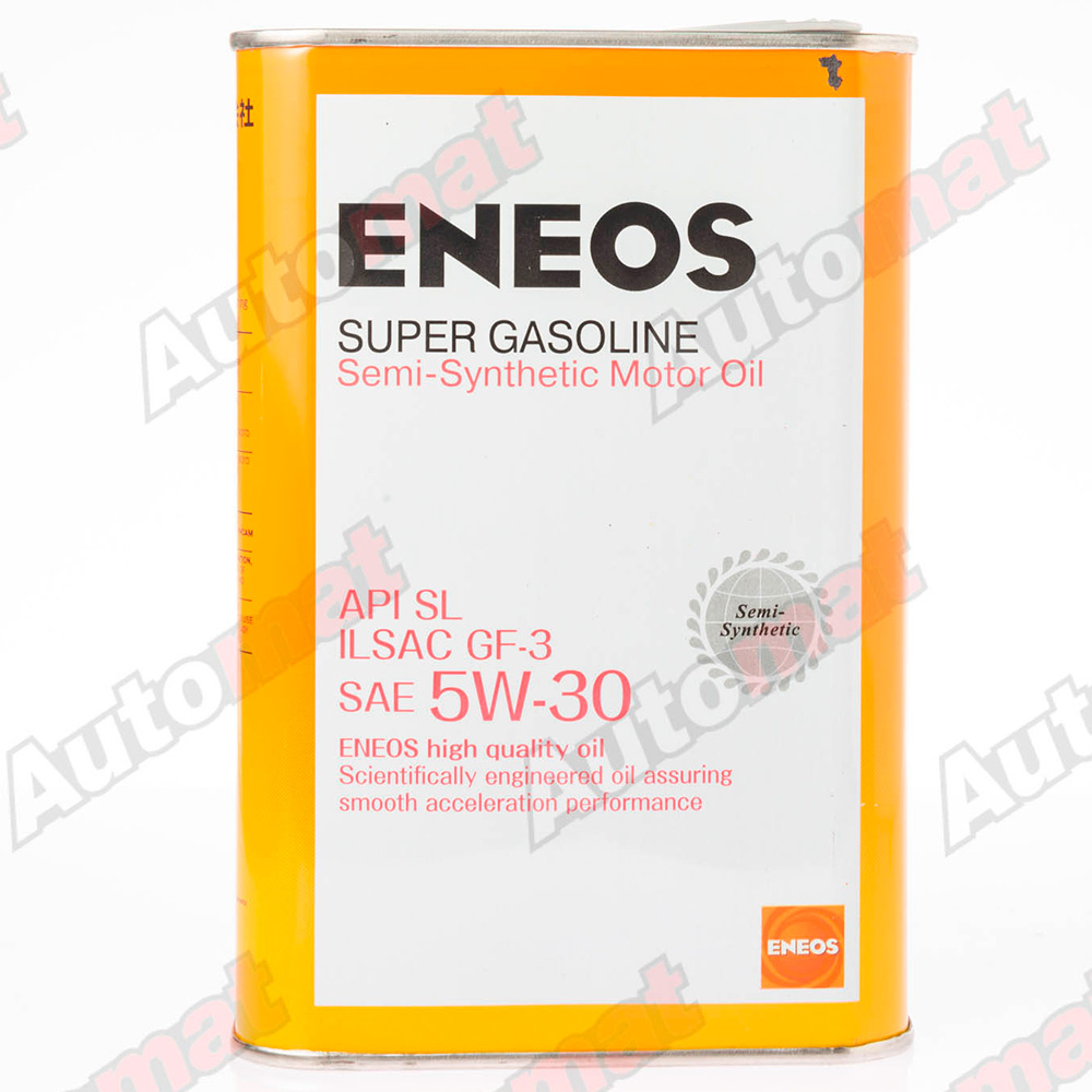 Моторное масло ENEOS SUPER GASOLINE 5W-30 SL SEMI-SYNTHETIC, 1л