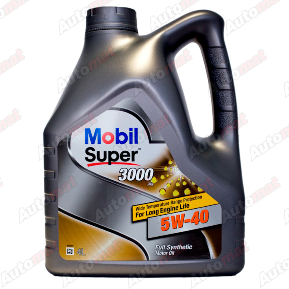 Моторное масло MOBIL SUPER 3000 Х1 5W-40 FULLY SYNTHETIC, 5л