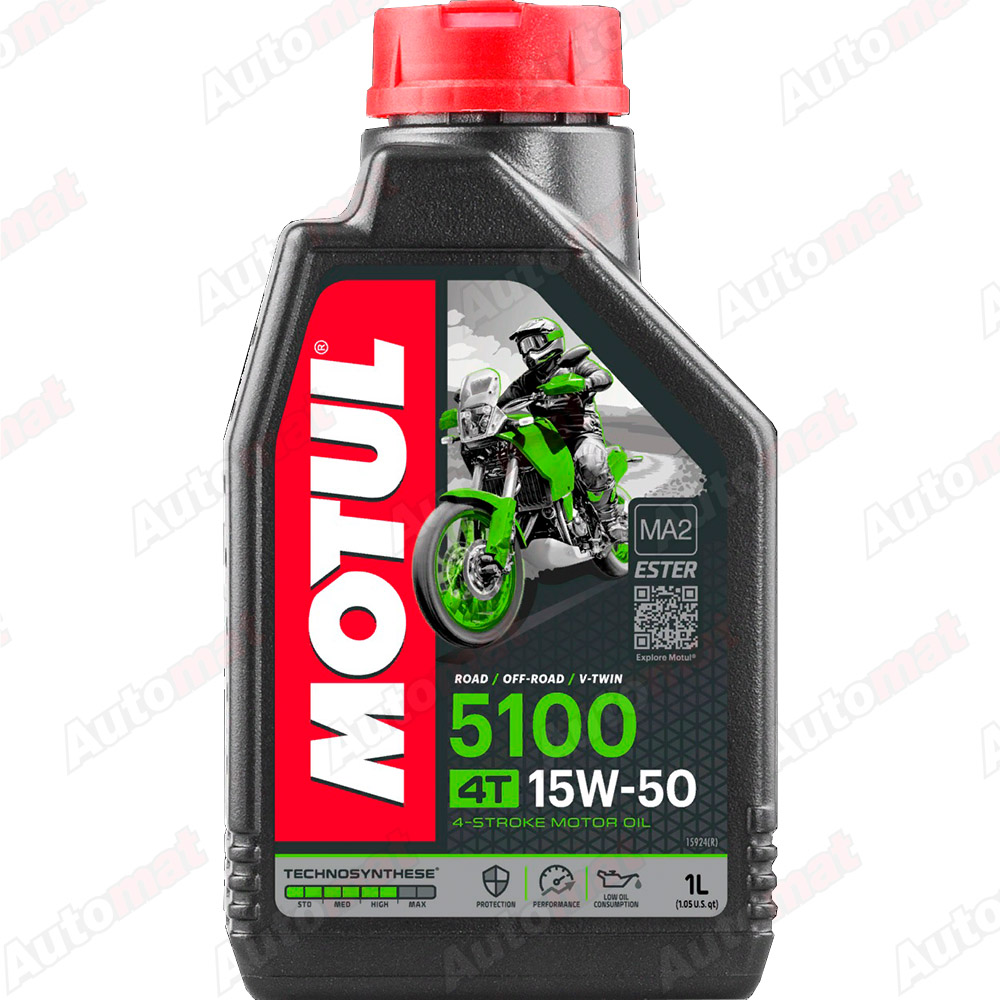 Масло моторное Motul 5100 4T 15W50, Technosynthese (1л)