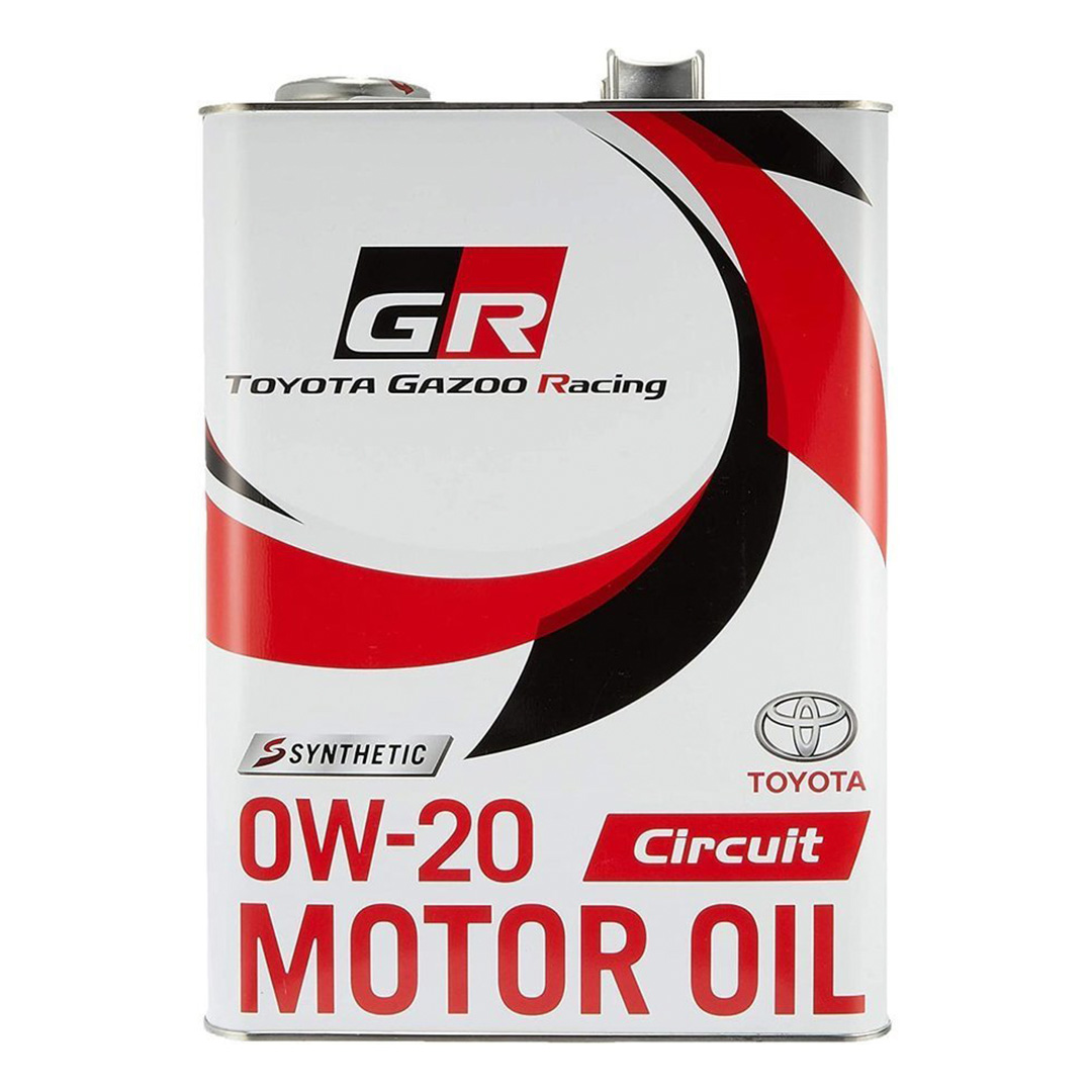 Масло моторное TOYOTA GR Circuit 0W-20 синтетическое 08880-12405, 4л