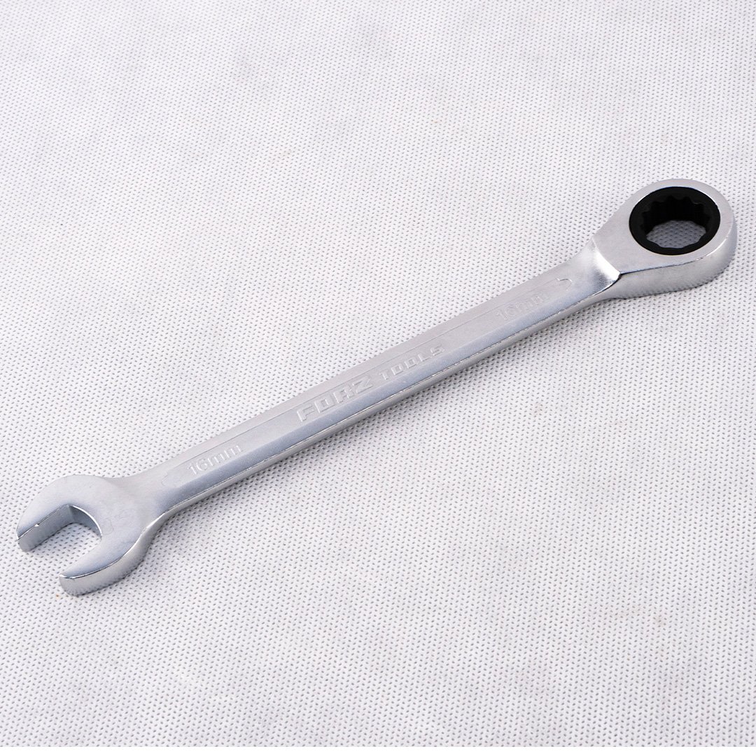 Комбинированный трещоточный ключ FORZ 16 мм, CrV, 72 зуба