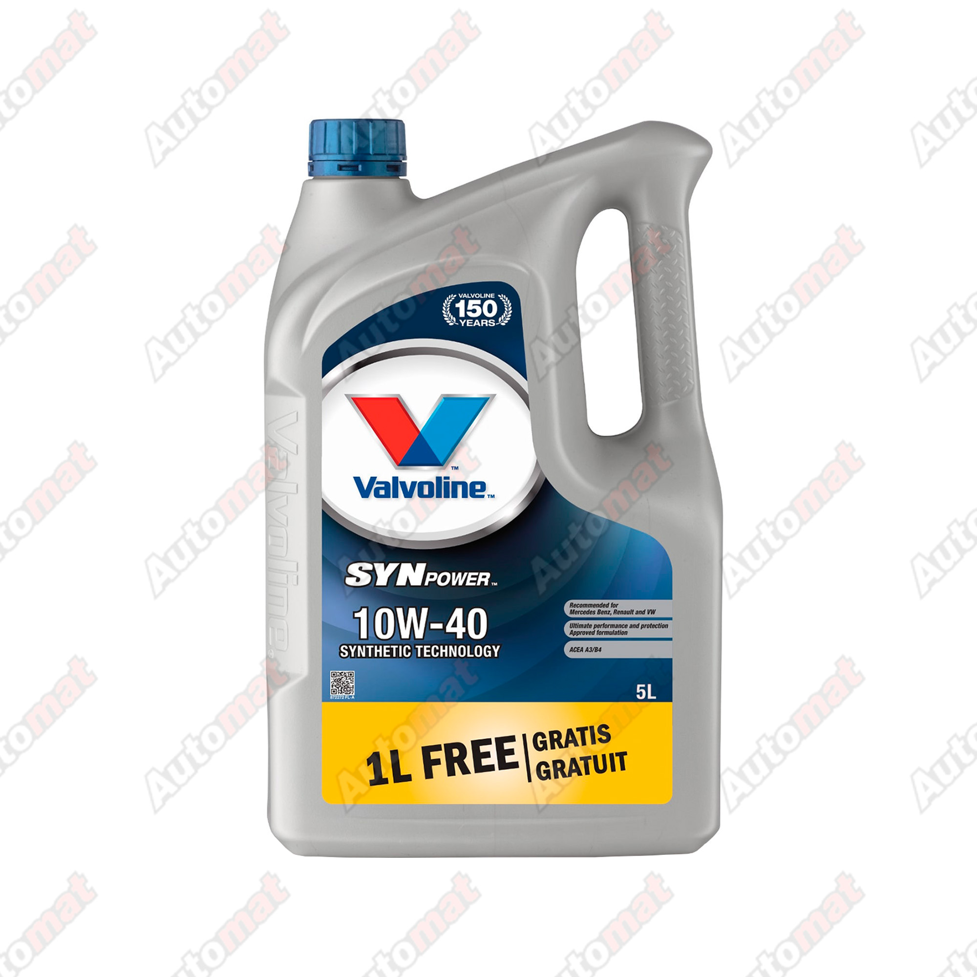 Масло моторное Valvoline SYNPOWER 10W-40 5л 1LFG