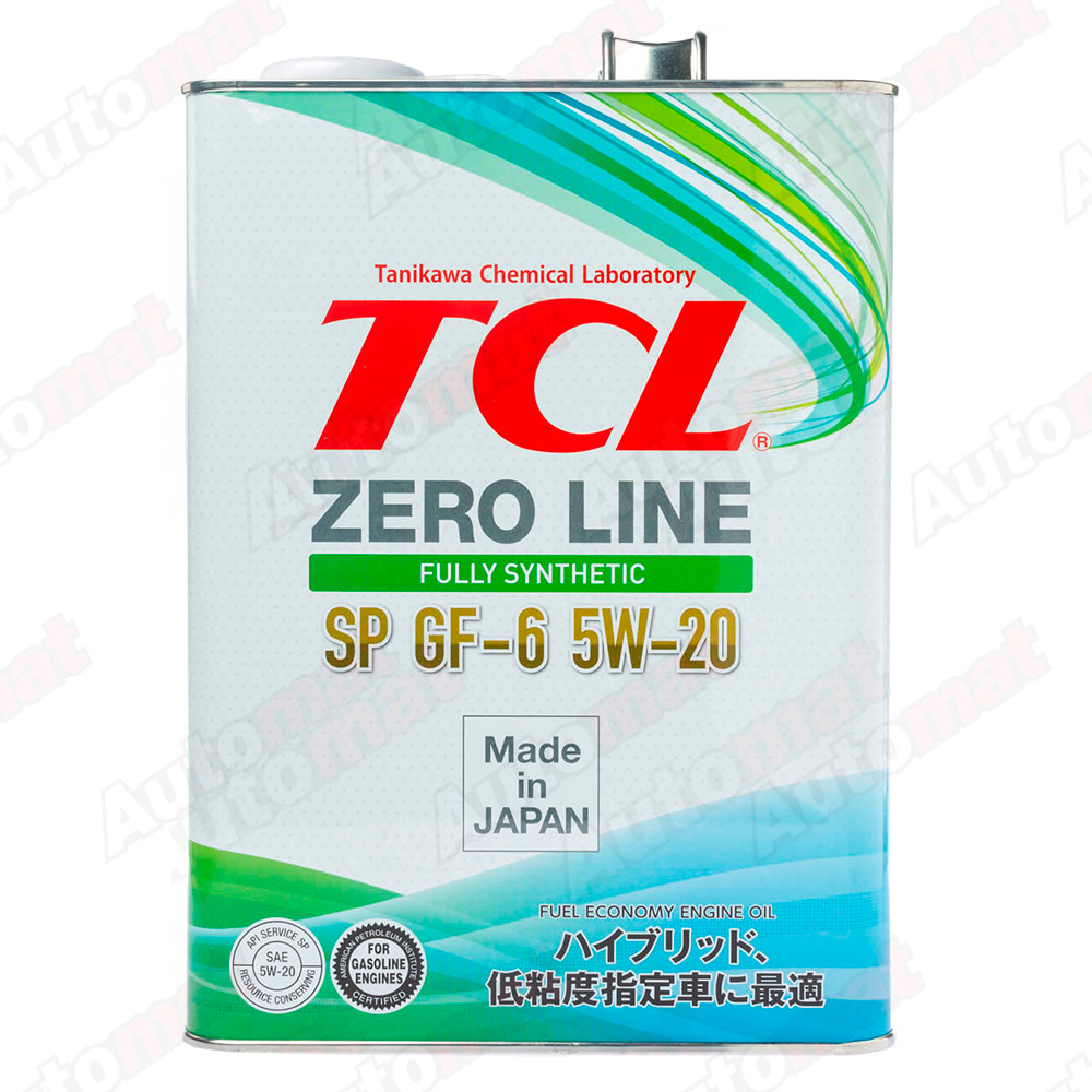 Моторное масло TCL Zero Line Fully Synth Fuel Economy SP GF-6 5W20, 4л