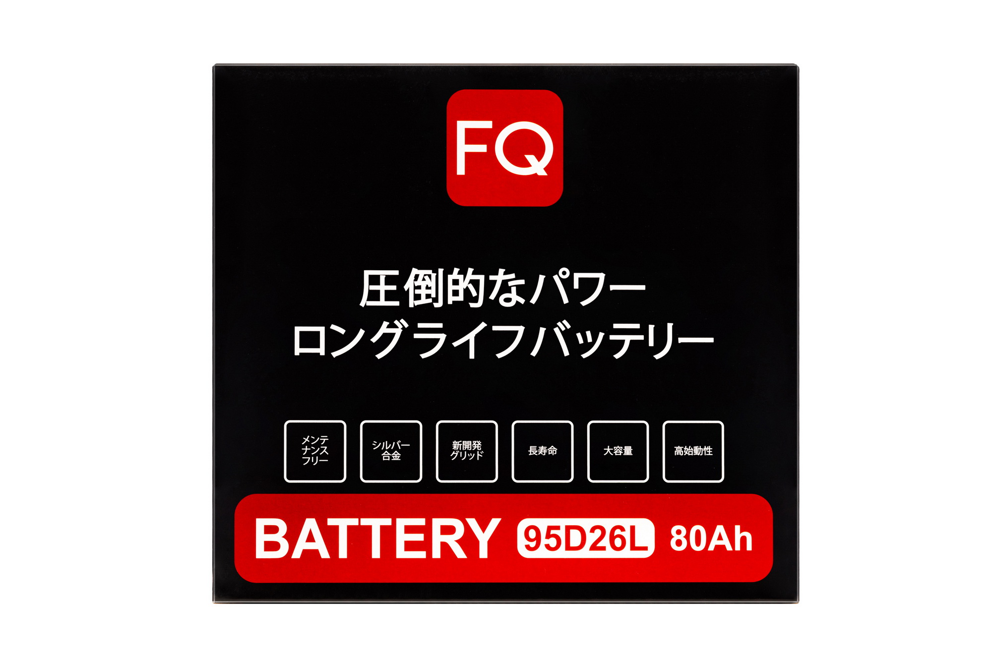 Аккумулятор FQ RED ENERGY SERIES 80 А/ч 95D26L