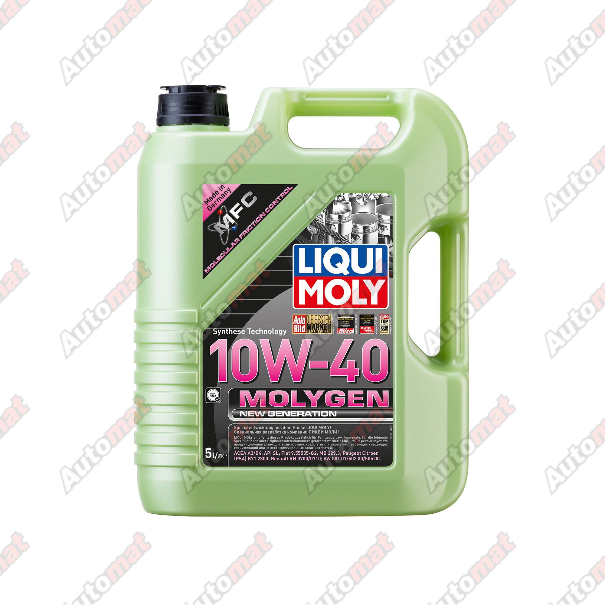 Масло моторное Liqui Moly Molygen New Generation 10W-40 5л 9061