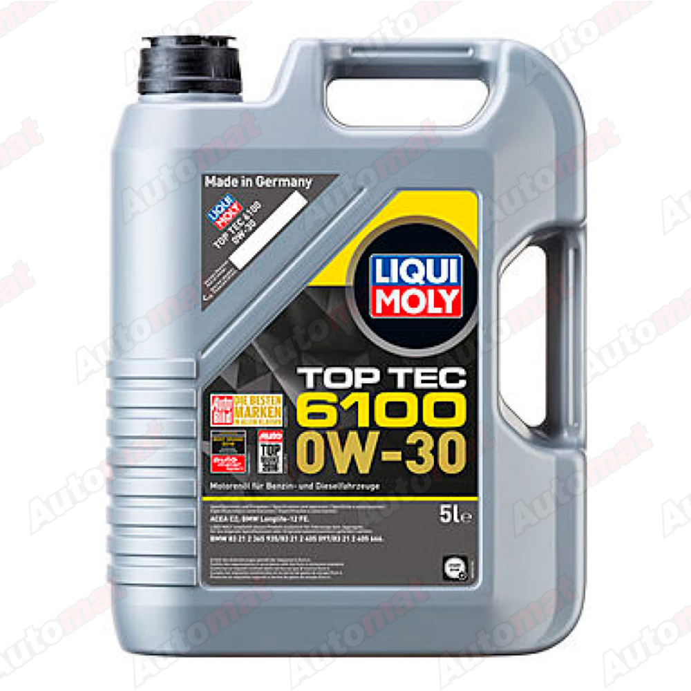 Моторное масло LiquiMoly НС-синтетическое Top Tec 6100 0W-30 C2, 5л