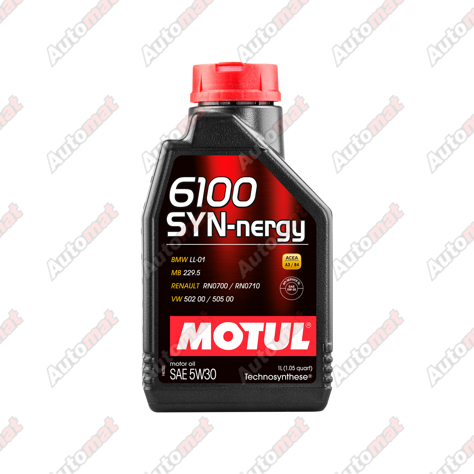 Моторное масло Motul 6100 SYN-NERGY 5W30 Technosynthese, 1л