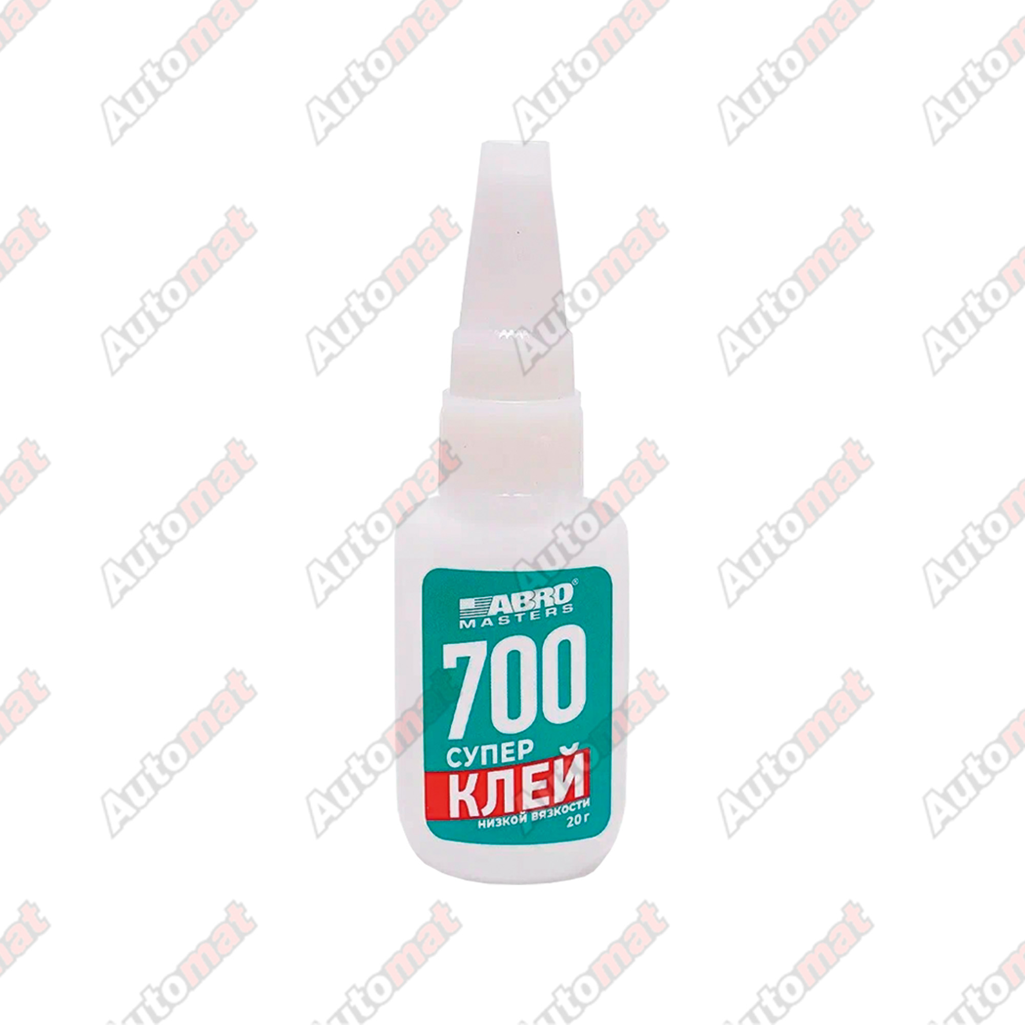 Суперклей низкой вязкости 700 ABRO MASTERS, 20г