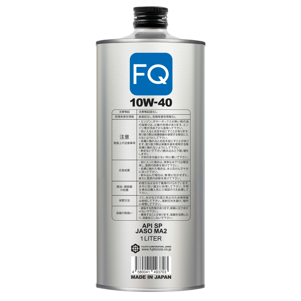 Масло моторное FQ 10W-40 4T ATV/UTV MA2/SP FULLY SYNTHETIC, 1л