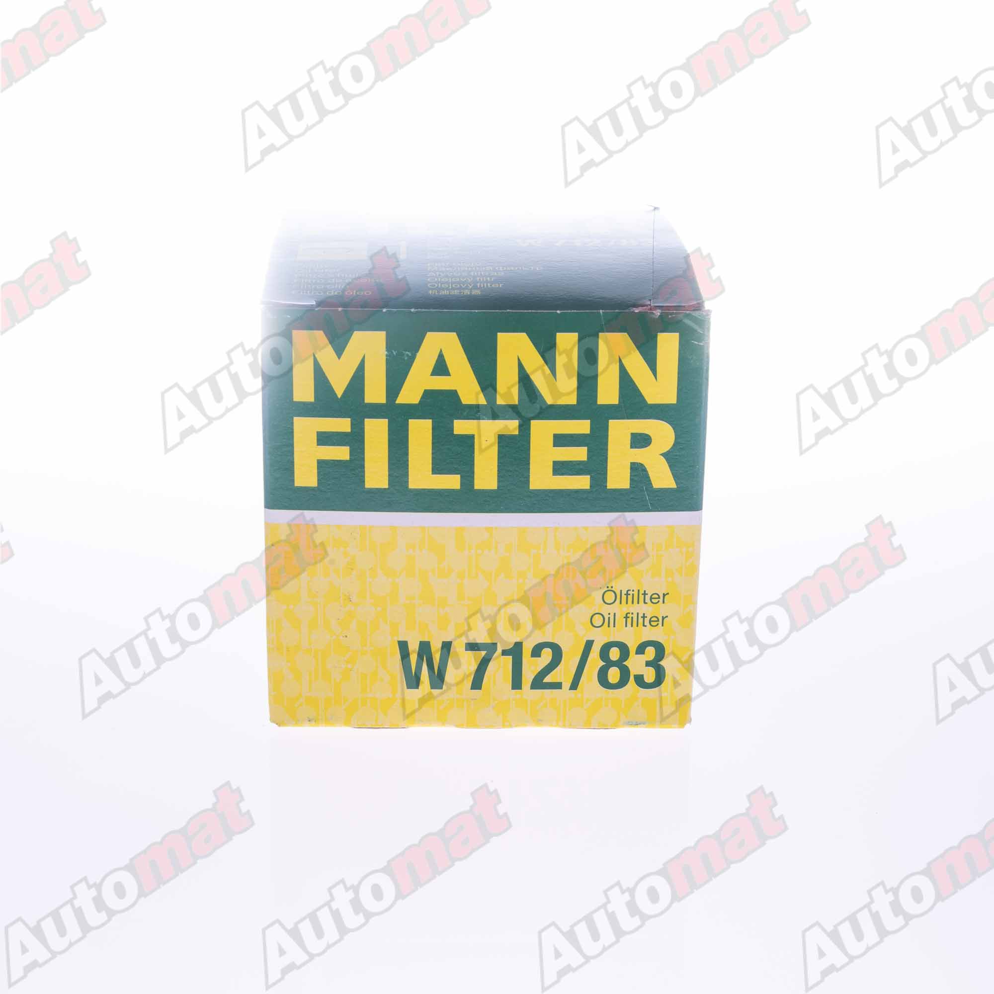 Фильтр масляный MANN-FILTER W 712/83 / C-111 / C-114