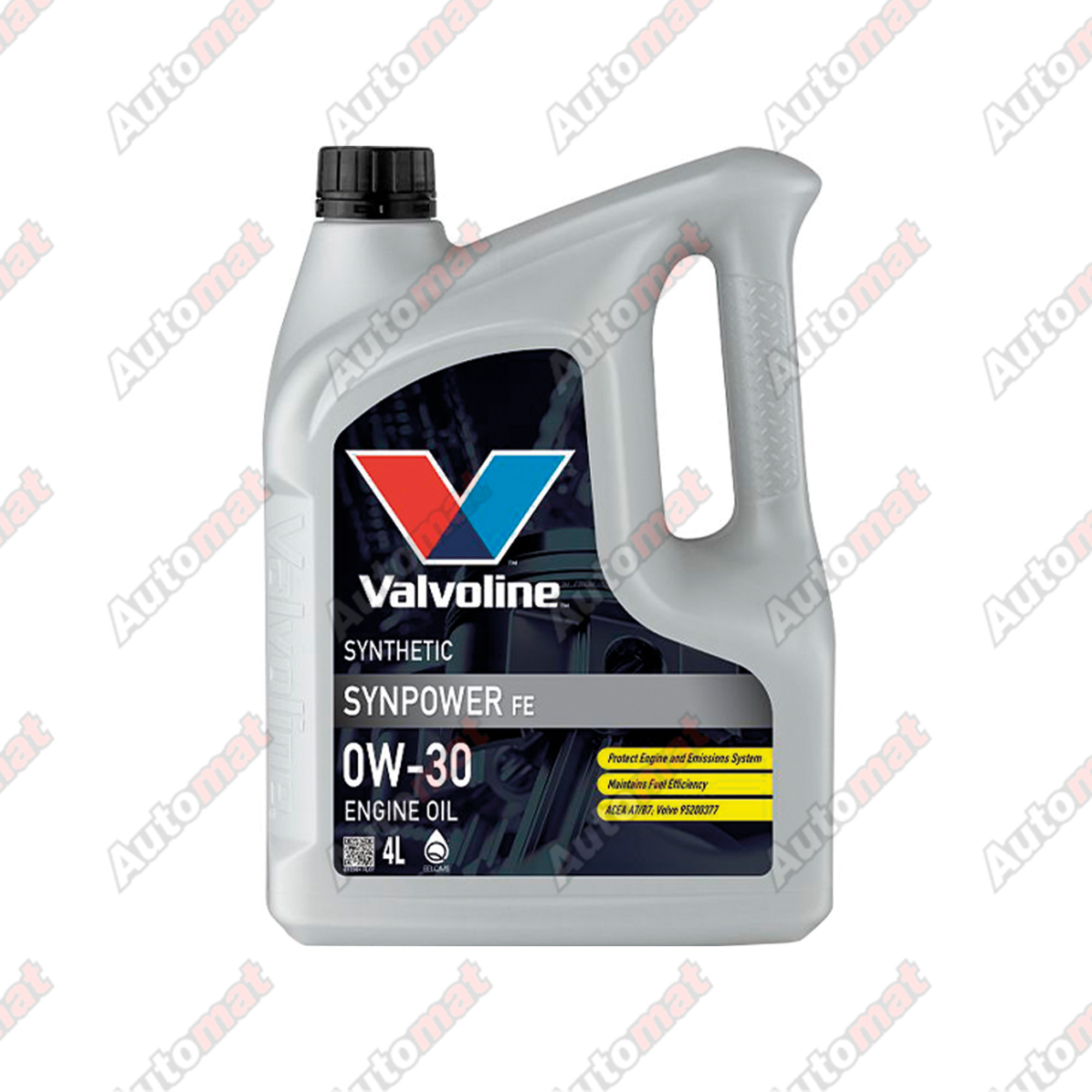 Масло моторное Valvoline SYNPOWER FE 0W-30, 4л