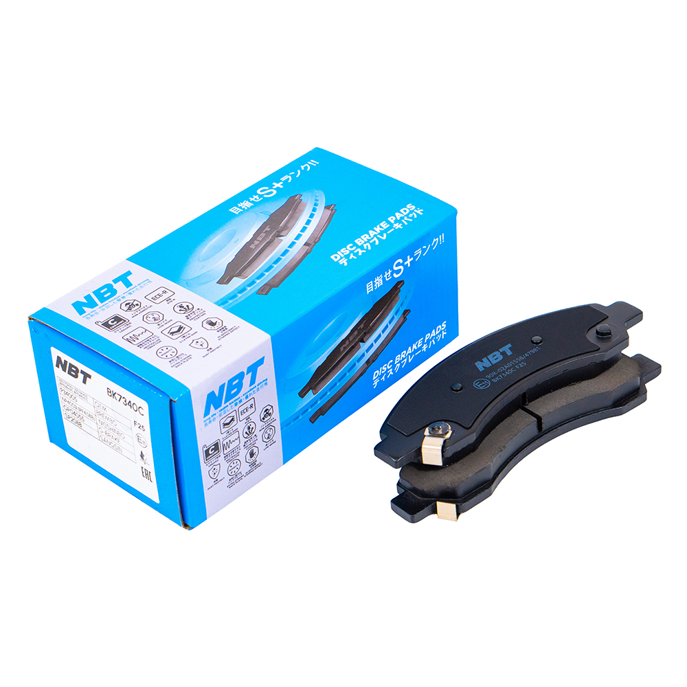 Колодки тормозные дисковые NBT BK7340C / NP4003 (PF4588) / SP2088 / P34005 / GP4055