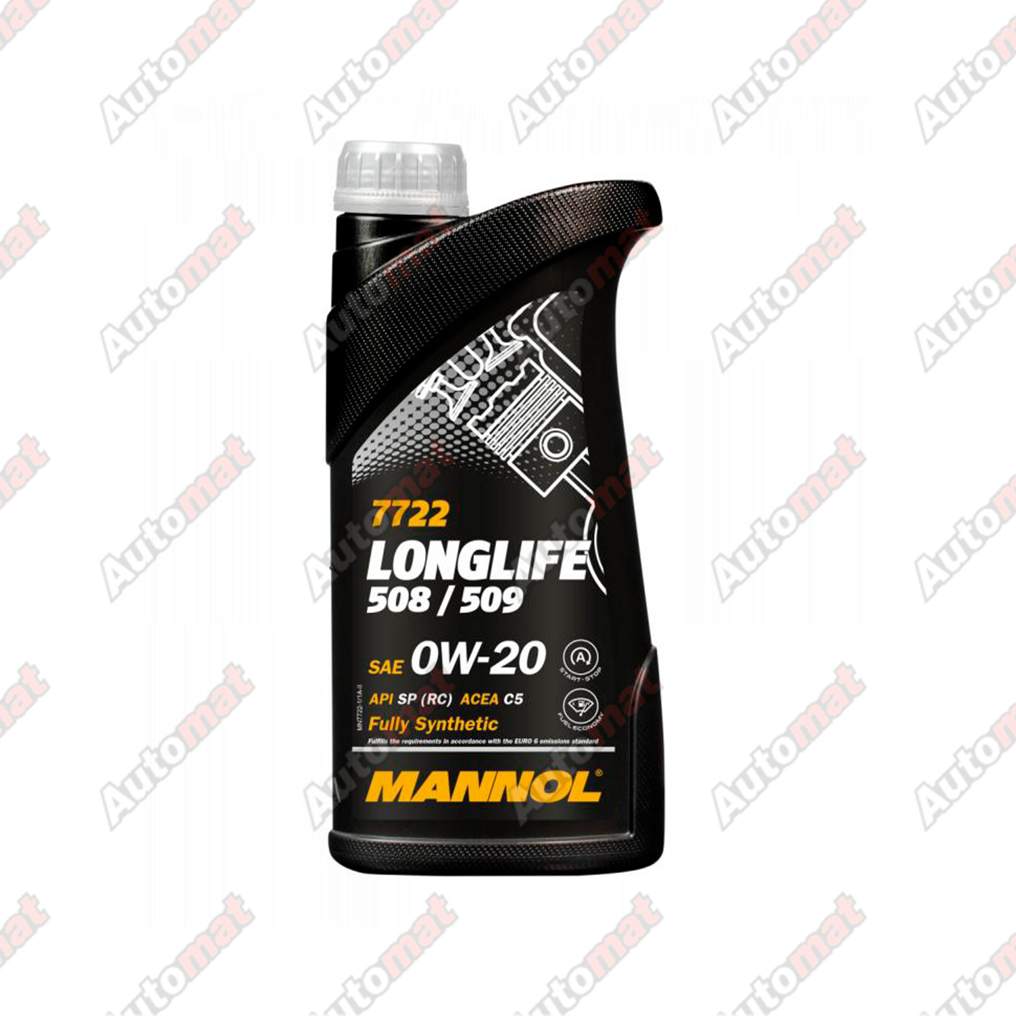 Моторное масло MANNOL 7722 Longlife 508/509 0W-20 SP C5, 1л