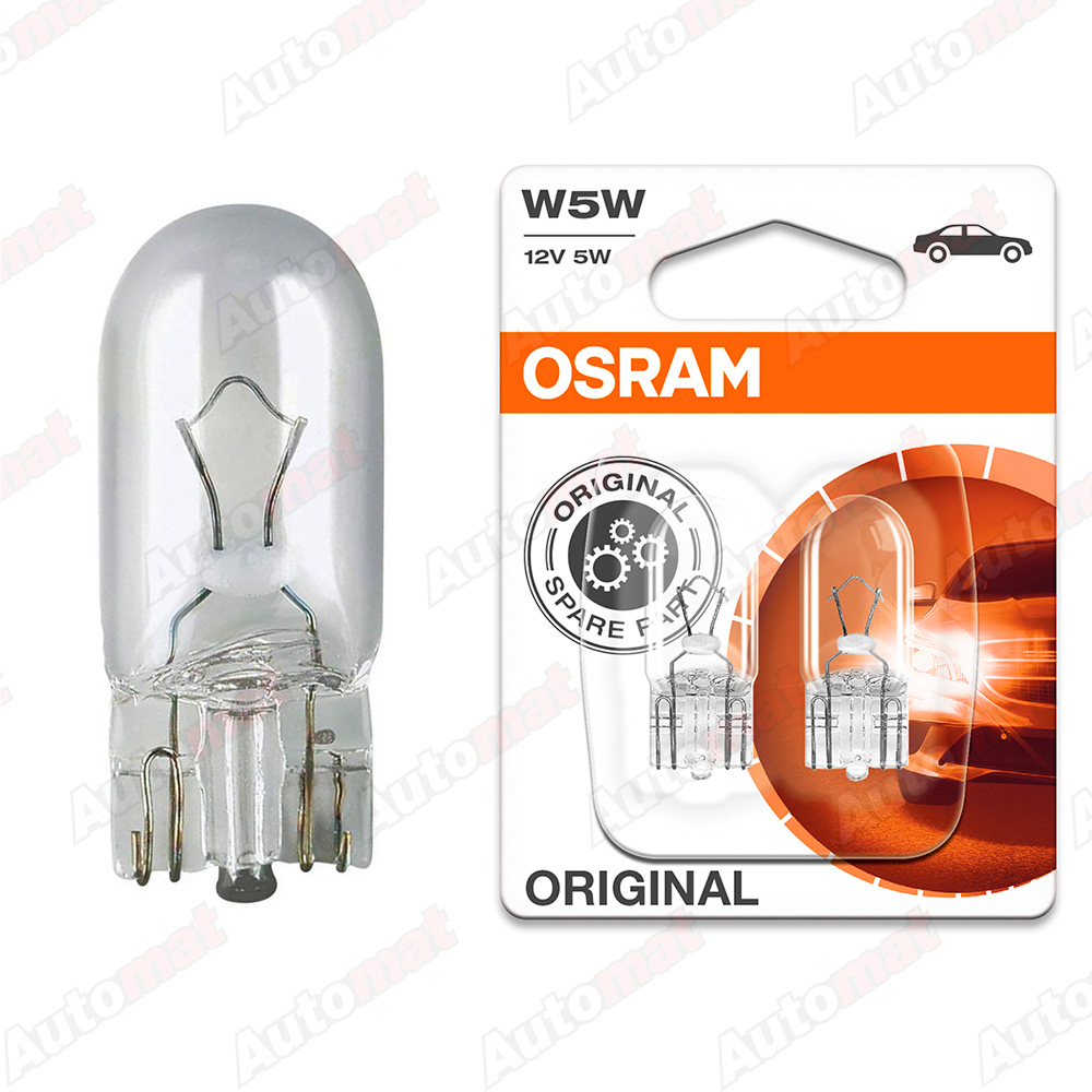 Лампа OSRAM ORIGINAL LINE 12V 5W W5W W2,1x9,5d