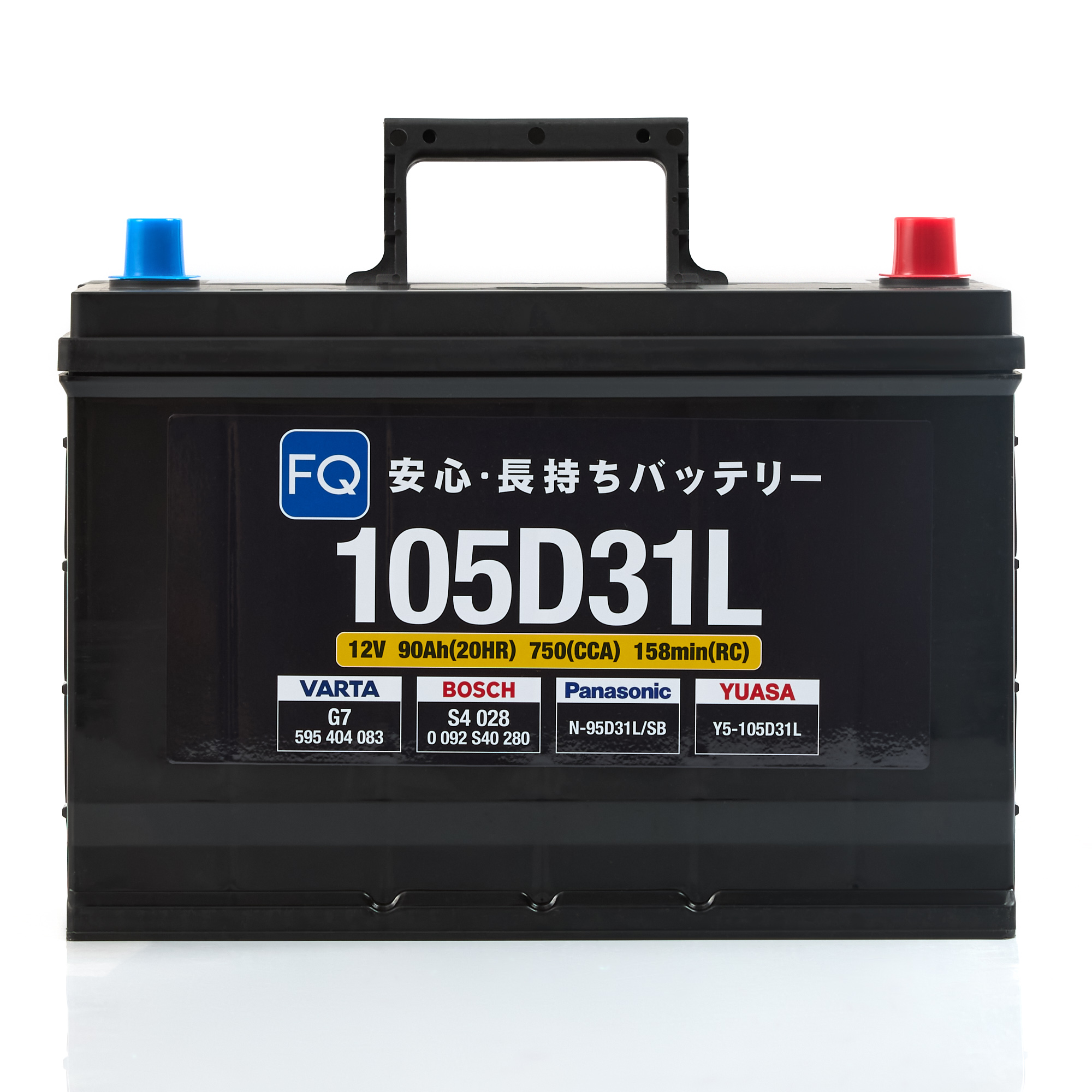 Аккумулятор FQ JIS BLUE ENERGY 105D31L 90Ah