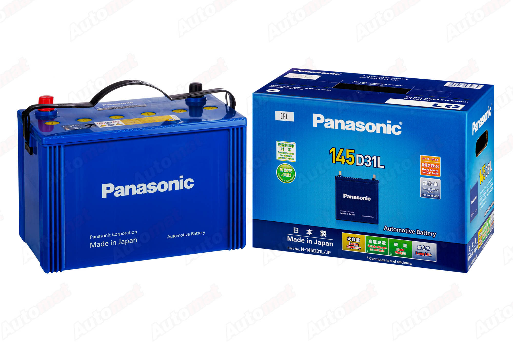 Аккумулятор PANASONIC CAOS 91 А/ч N-145D31L/JP