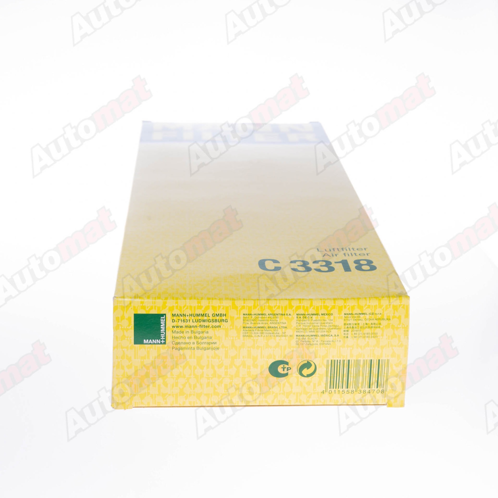 Фильтр воздушный MANN-FILTER C 3318 / A-195