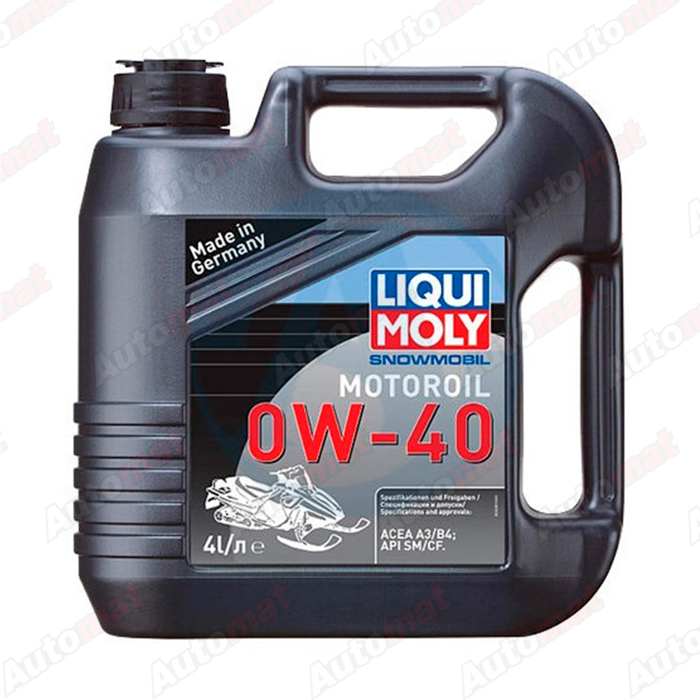 Моторное масло LiquiMoly Snowmobil Motoroil 0W-40, д/снегоходов, 4л