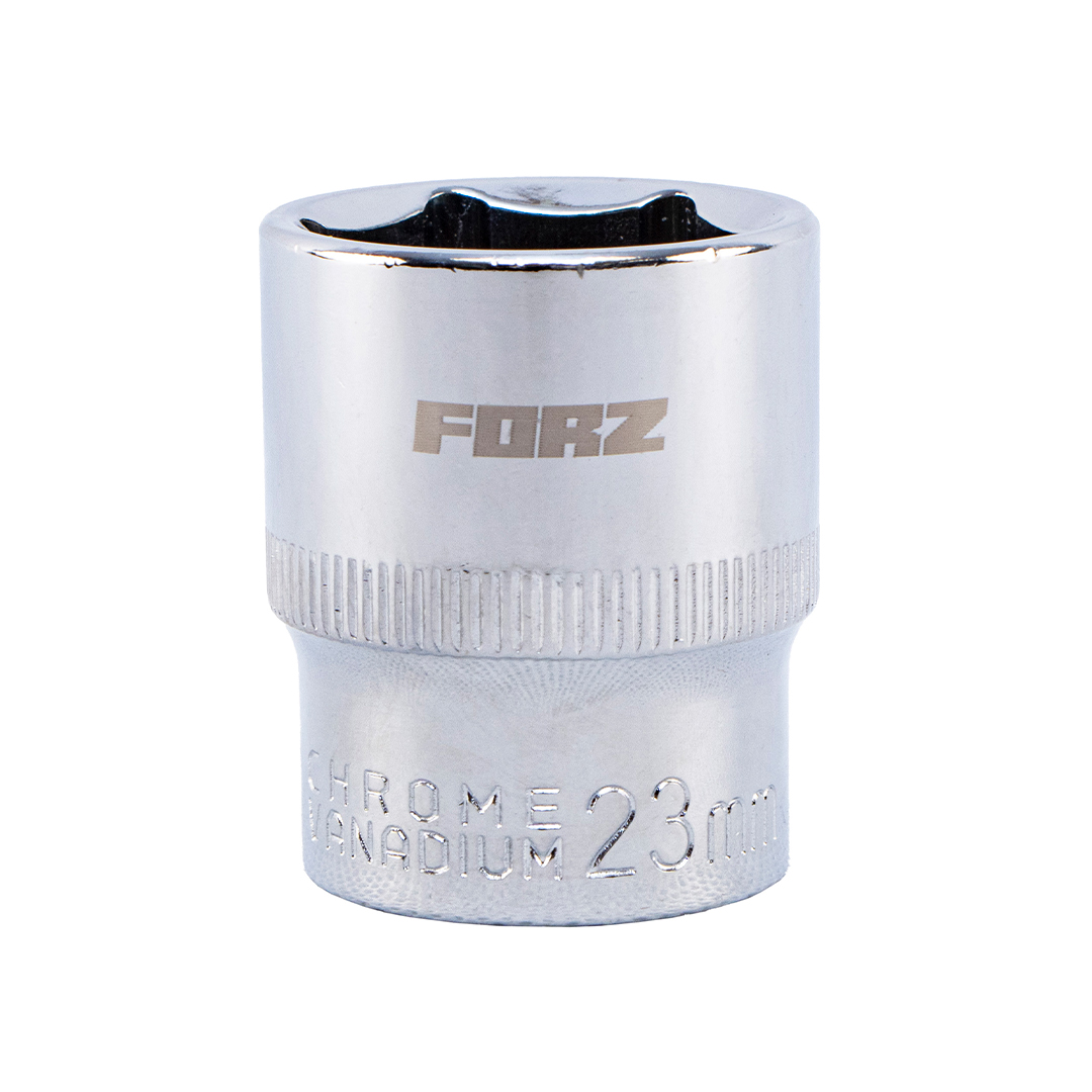 Головка торцевая шестигранная FORZ (1/2), 23 мм, CrV