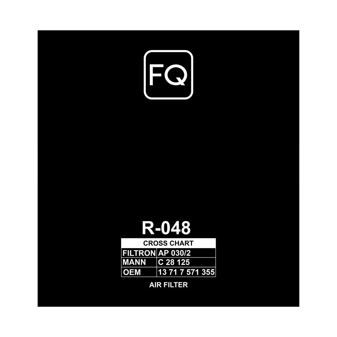 Фильтр воздушный FQ R-048