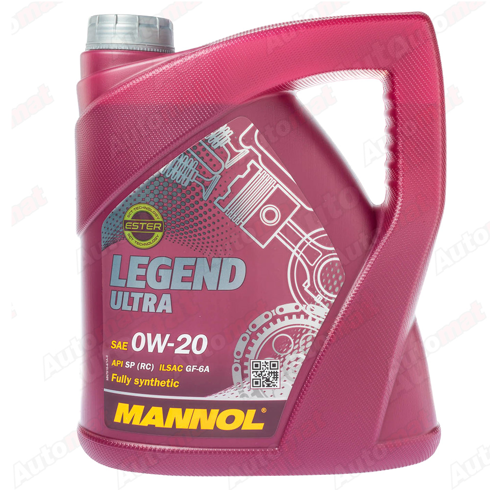 Моторное масло MANNOL 7918 LEGEND ULTRA 0W-20 SP (RC) FULLY SYNTHETIC, 4л