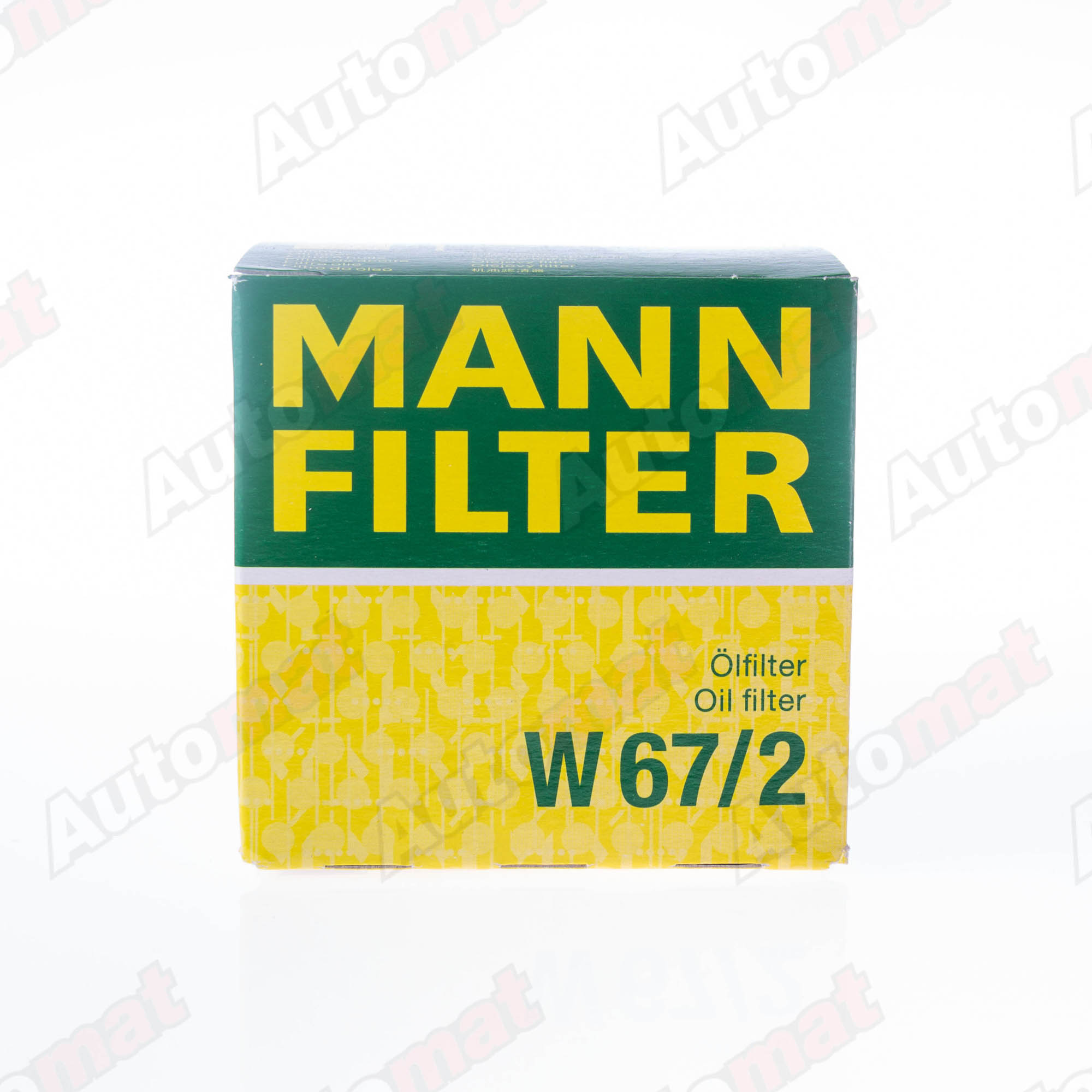 Фильтр масляный MANN-FILTER W 67/2 / C-932