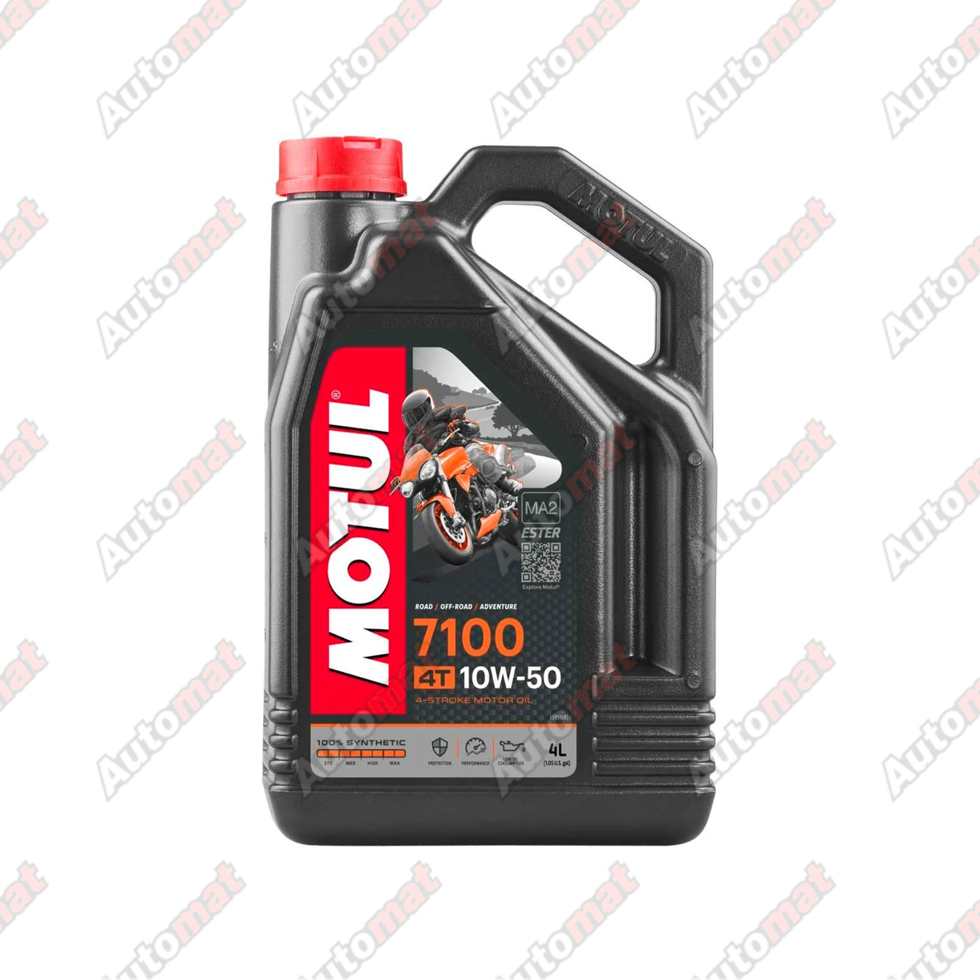 Масло моторное Motul 7100 4T 10W50, синтетическое (4л)