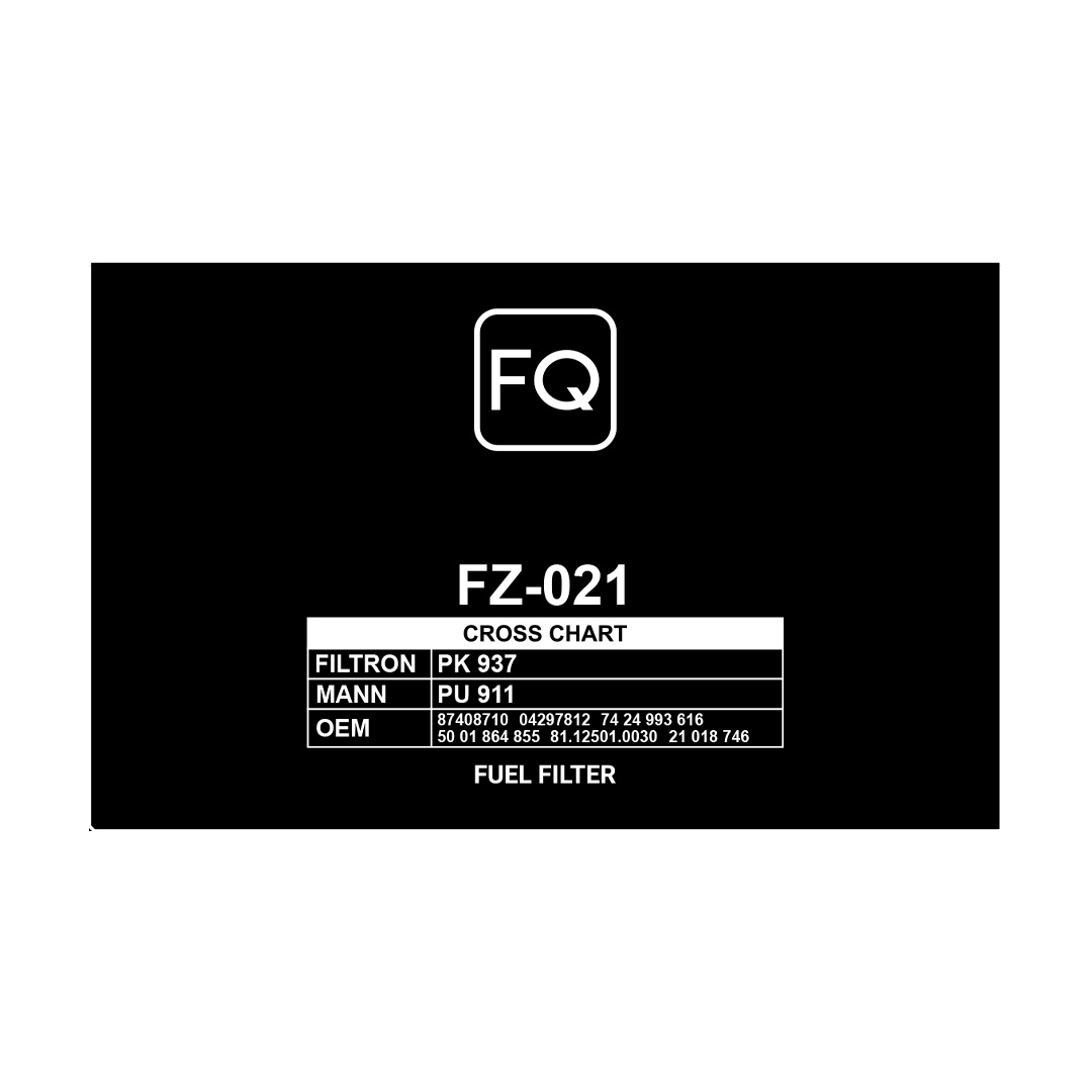Фильтр топливный FQ FZ-021