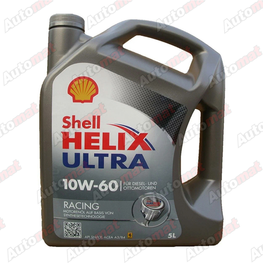 Моторное масло Shell Helix Ultra Racing 10W-60 синтетическое, 4л 