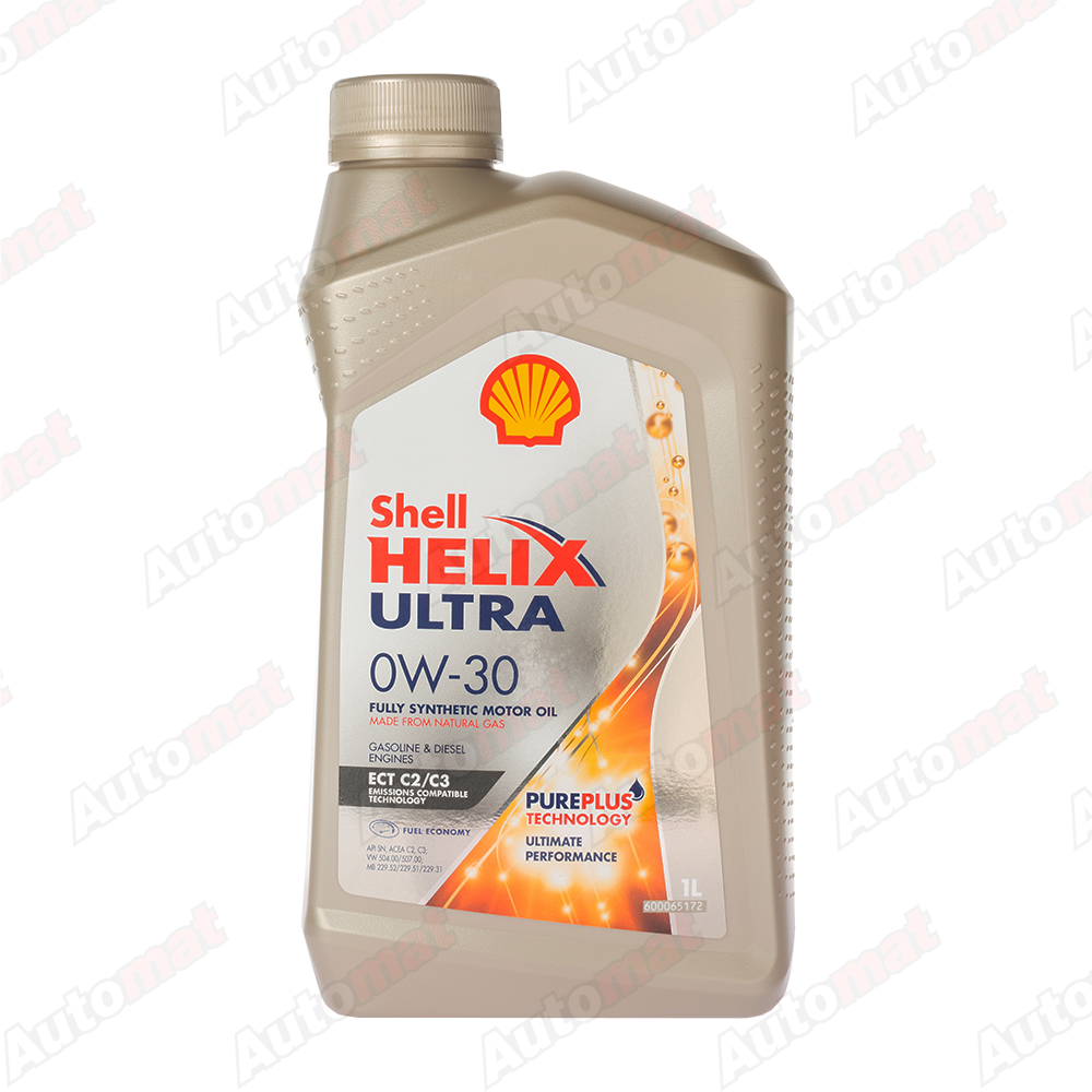 Моторное масло Shell Helix Ultra ECT С2/С3 SN 0W-30, 1л