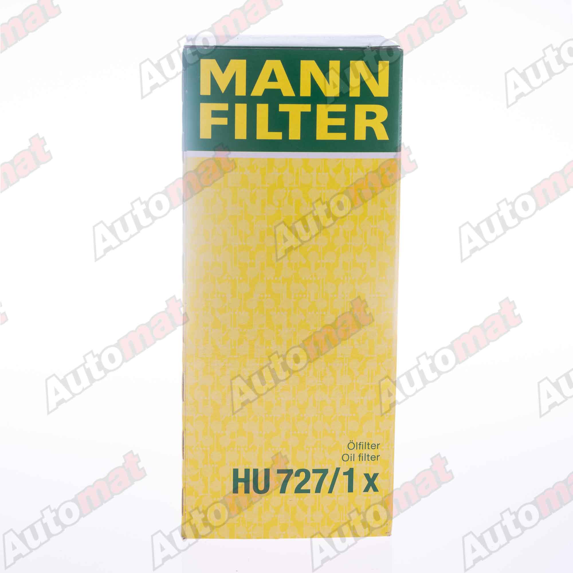 Фильтр масляный MANN-FILTER HU 727/1 X / O-011