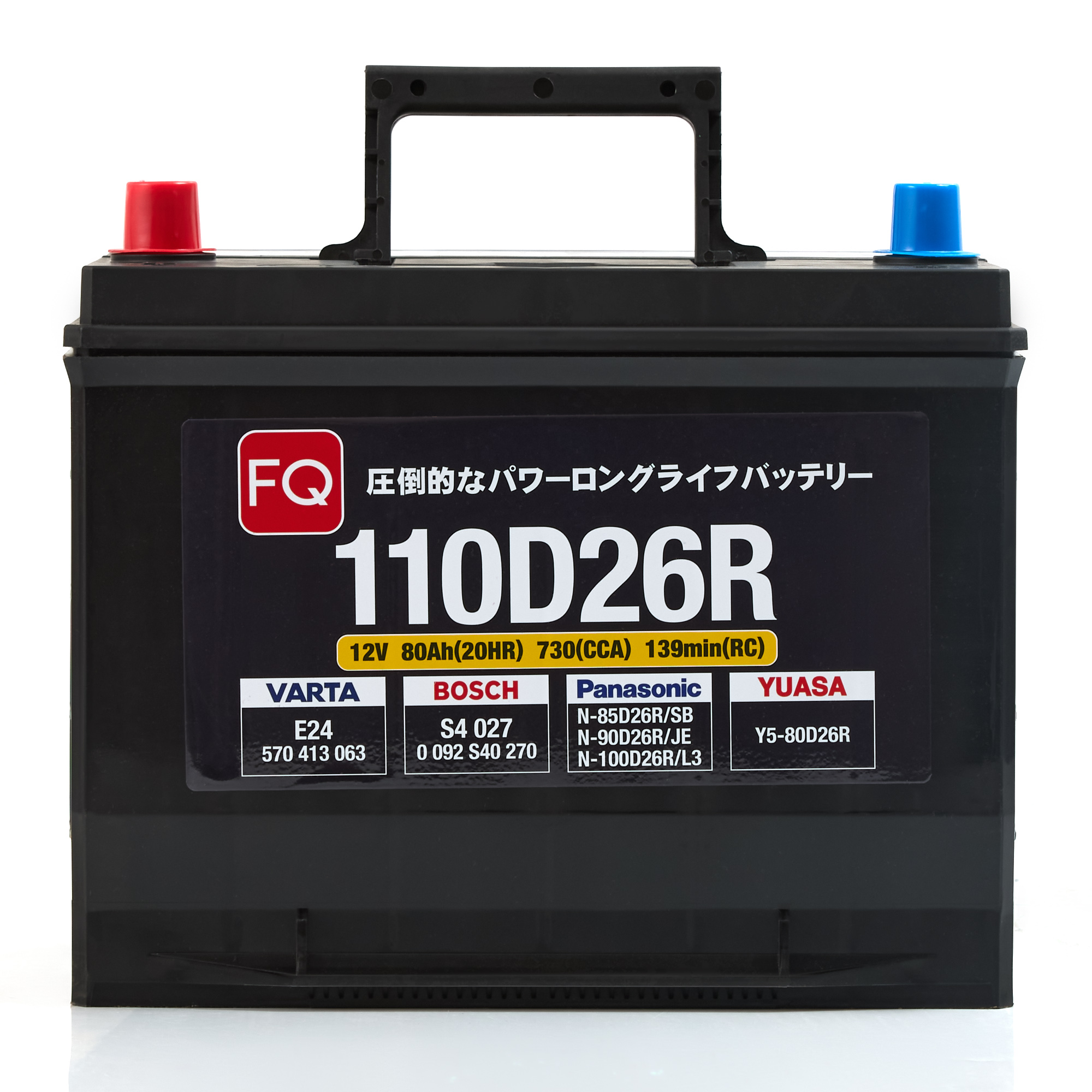 Аккумулятор FQ JIS RED ENERGY 110D26R 80Ah