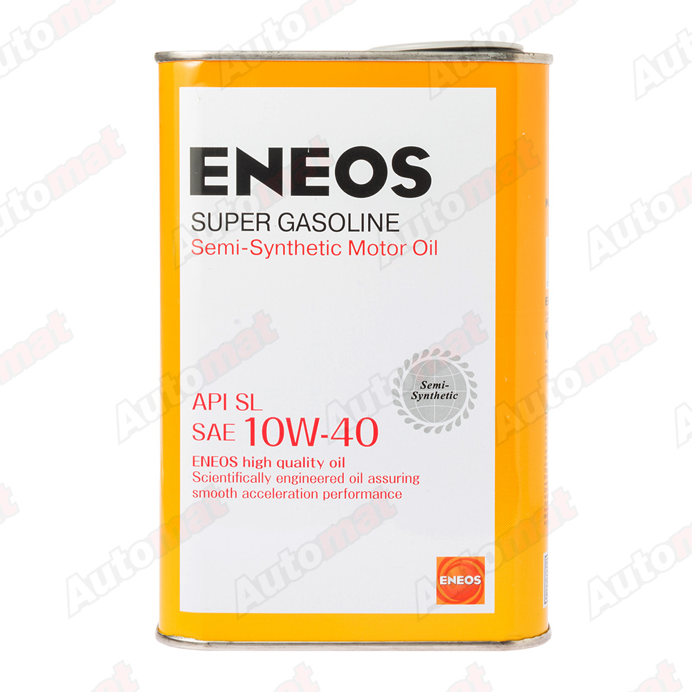 Моторное масло ENEOS ENEOS SUPER GASOLINE 10W-40 SL SEMI-SYNTHETIC, 1л