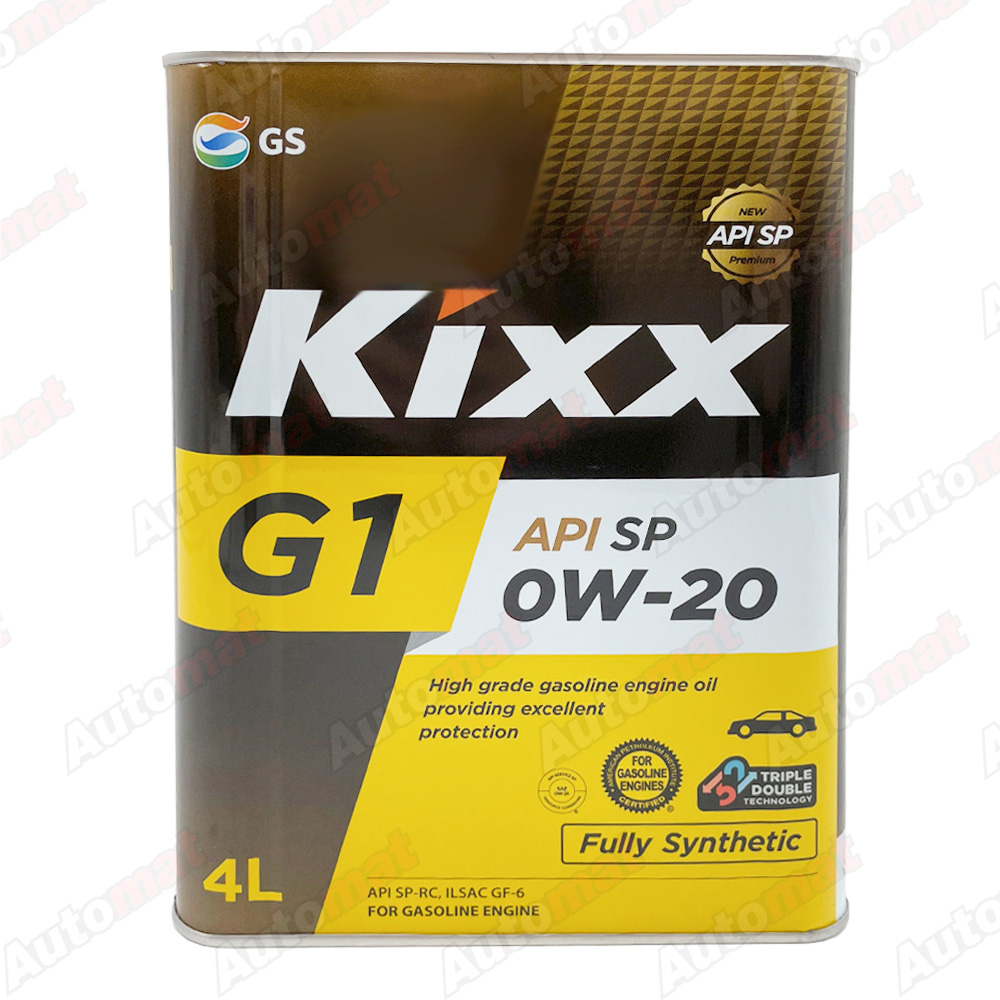 Моторное масло KIXX G1 0W-20 SP, 4л