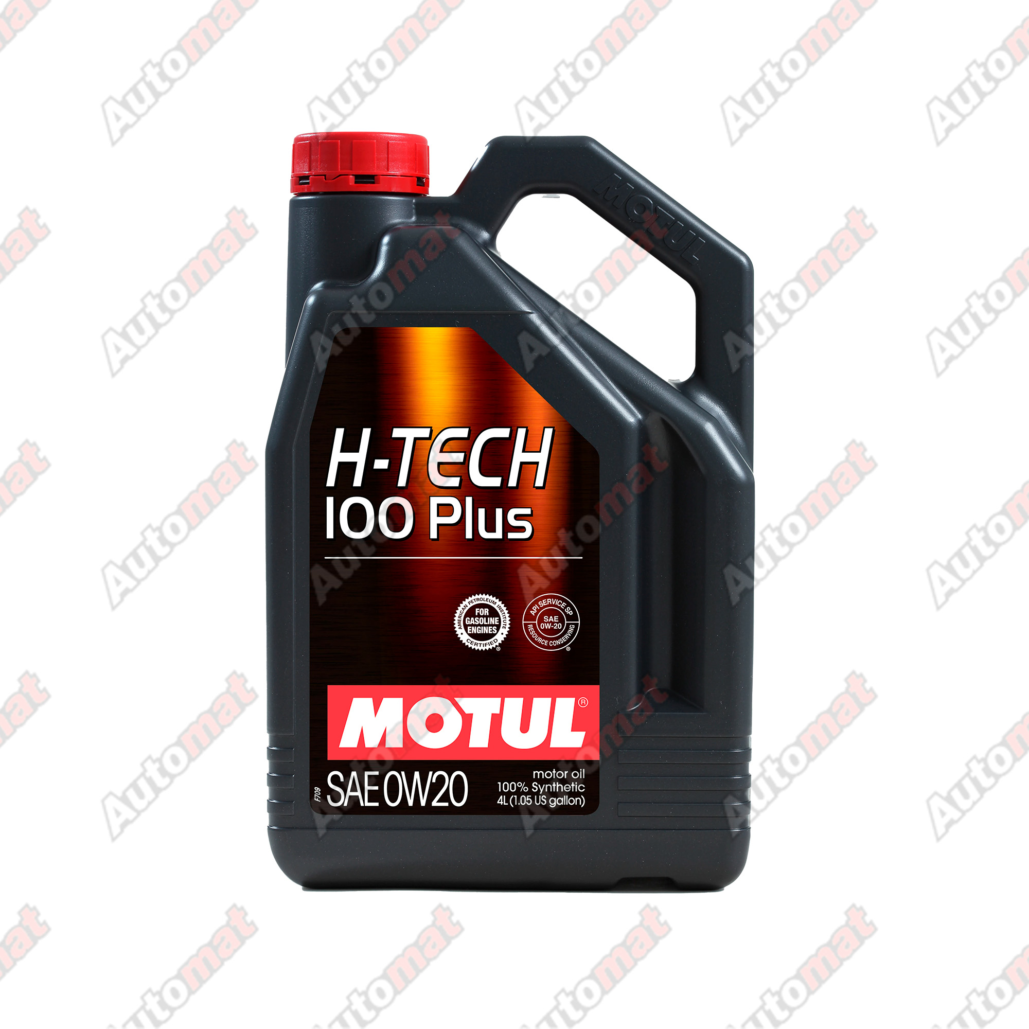 Масло моторное Motul H-TECH 100 PLUS 0W-20 SP, синтетическое (4л)