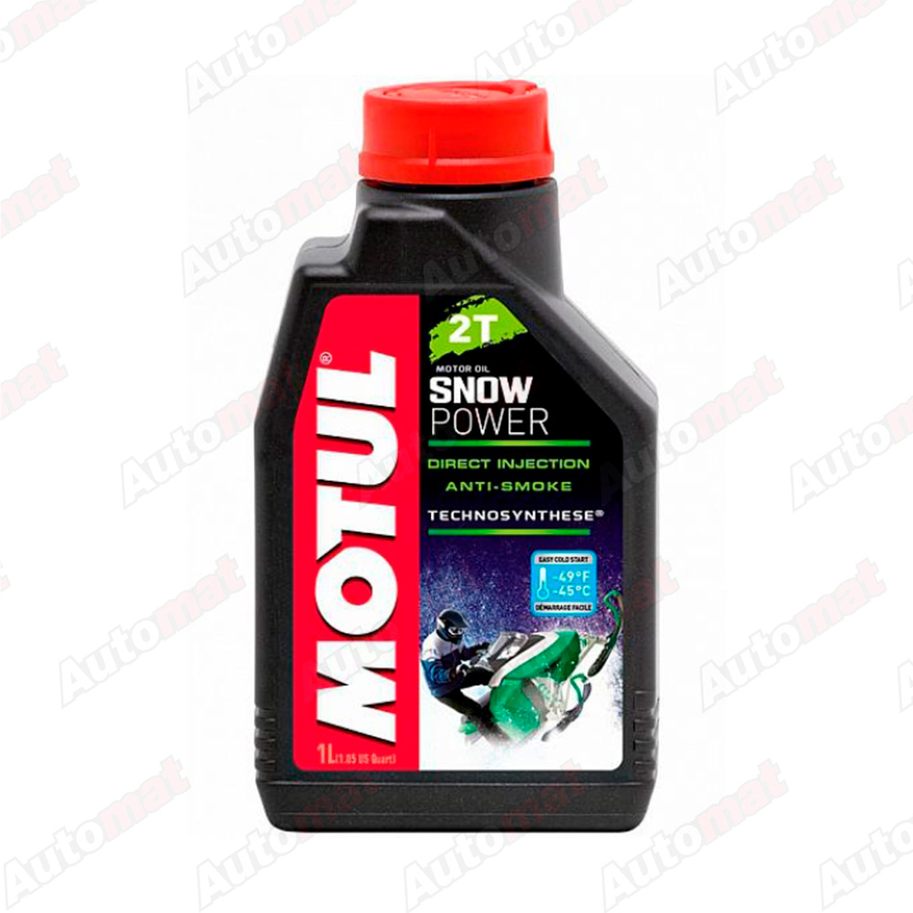 Масло моторное Motul Snowpower 2T полусинтетическое, 1л