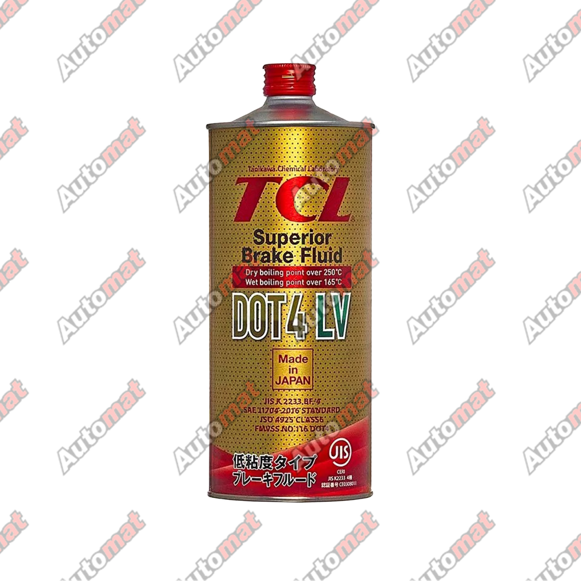 Тормозная жидкость TCL DOT4 LV (Low Viscosity), 1 л