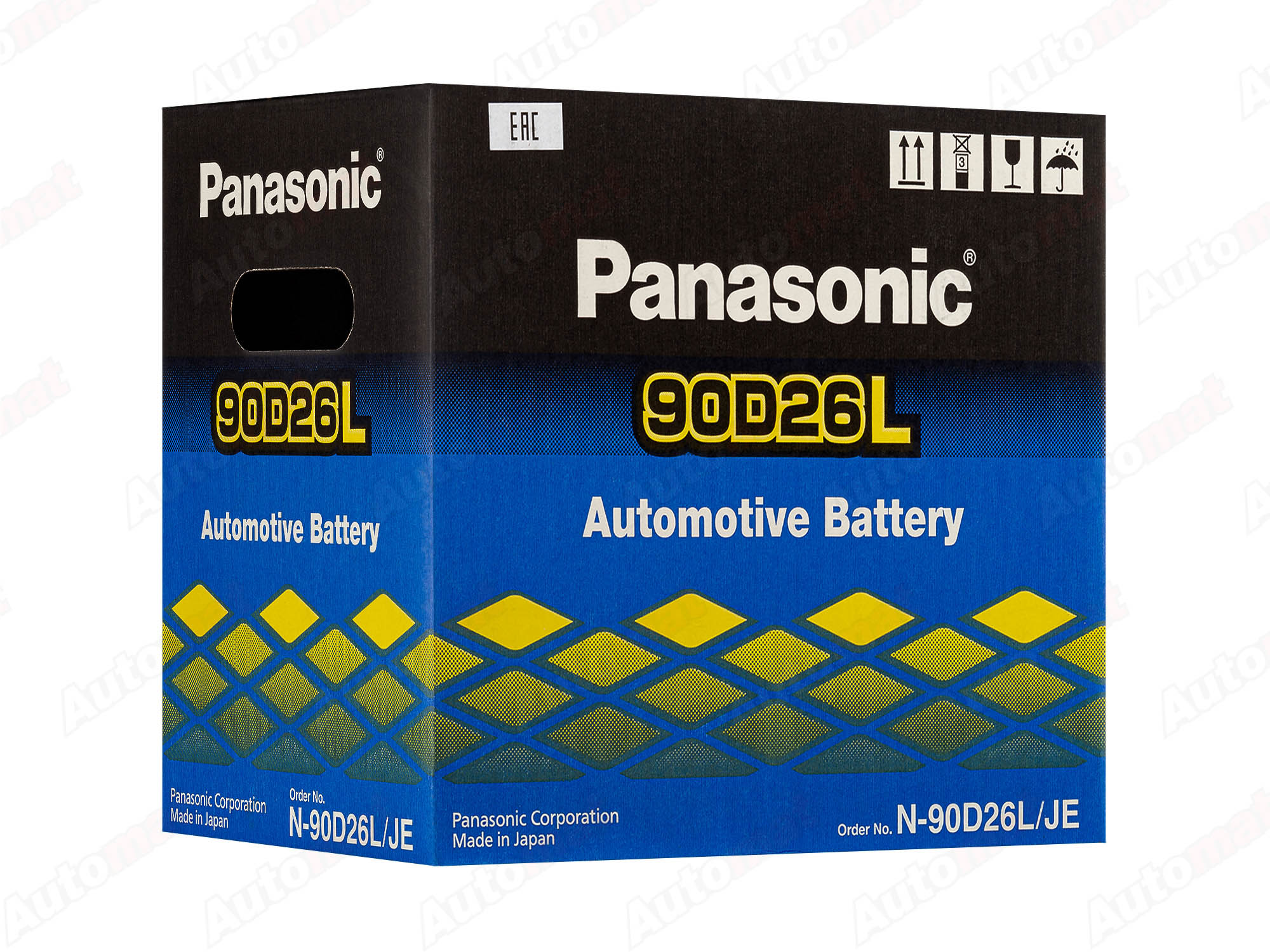 Аккумулятор PANASONIC 62 А/ч N-90D26L/JE