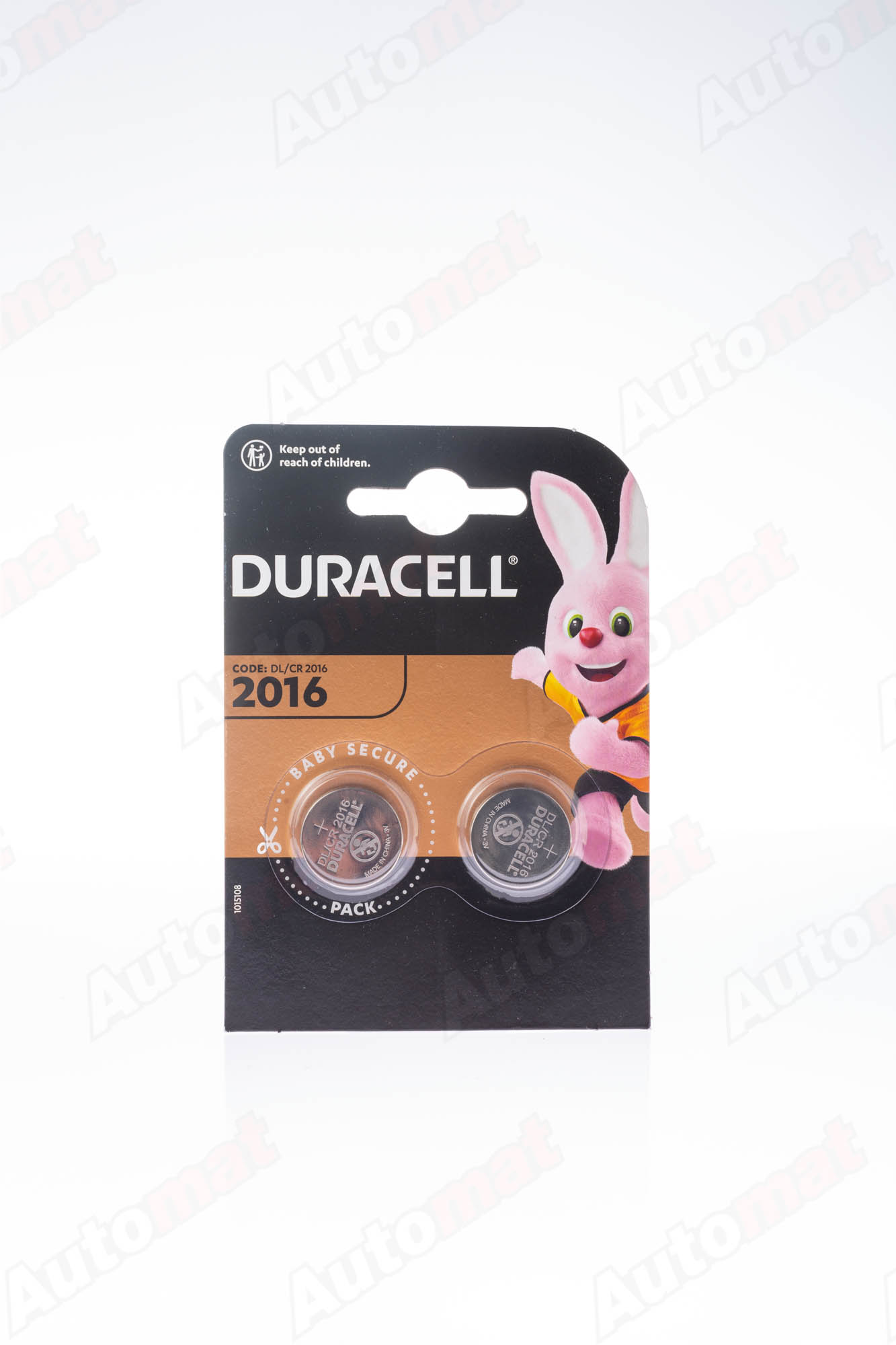 Батарейки литиевые DURACELL DL/CR 2016, 2 шт 