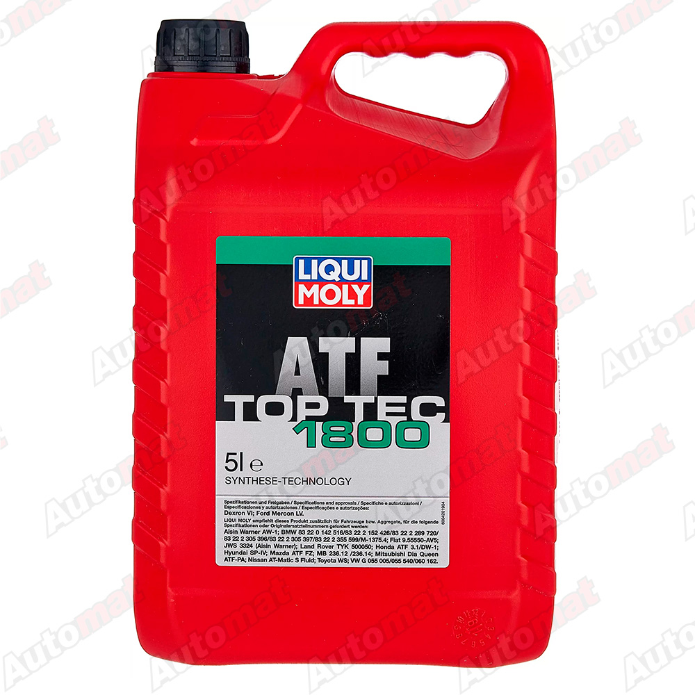 Трансмиссионное масло НС-синт. д/АКПП Liqui Moly Top Tec ATF 1800 (5л) 20662