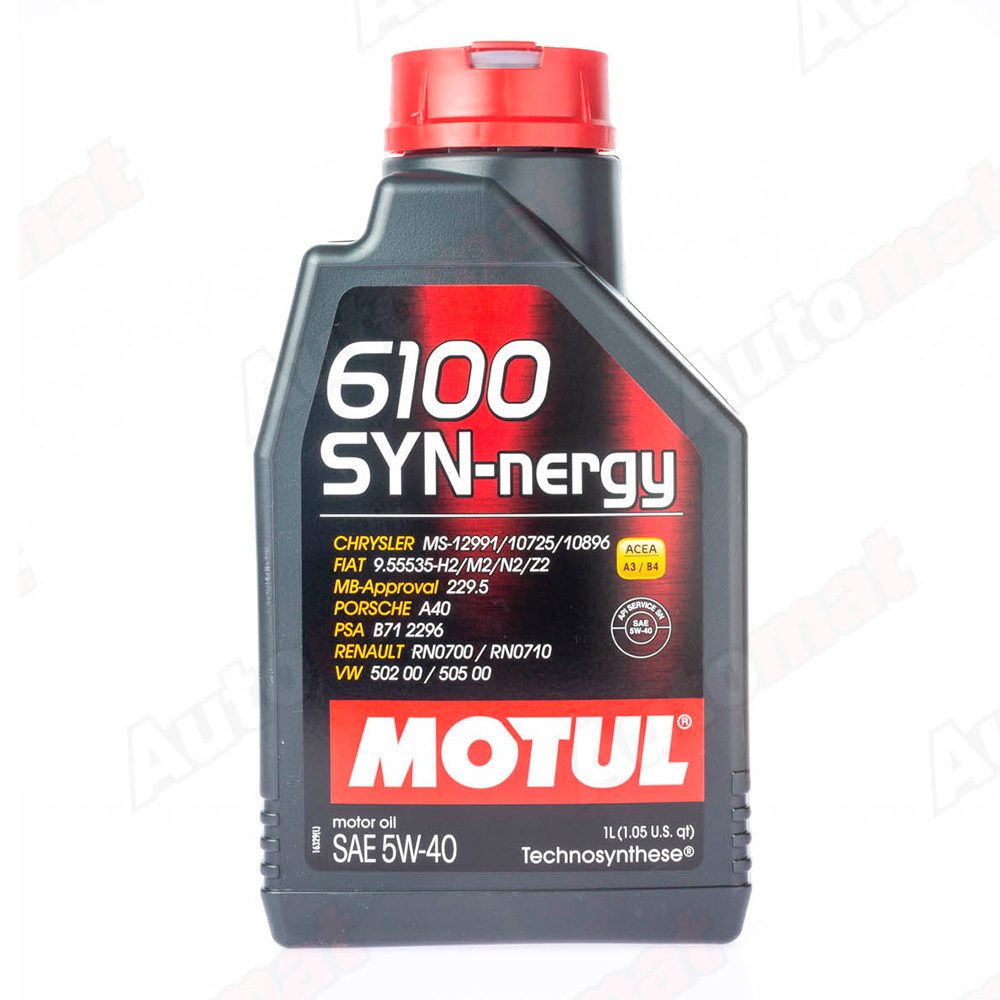 Моторное масло Motul 6100 SYN-NERGY 5W40 Technosynthese, 1л