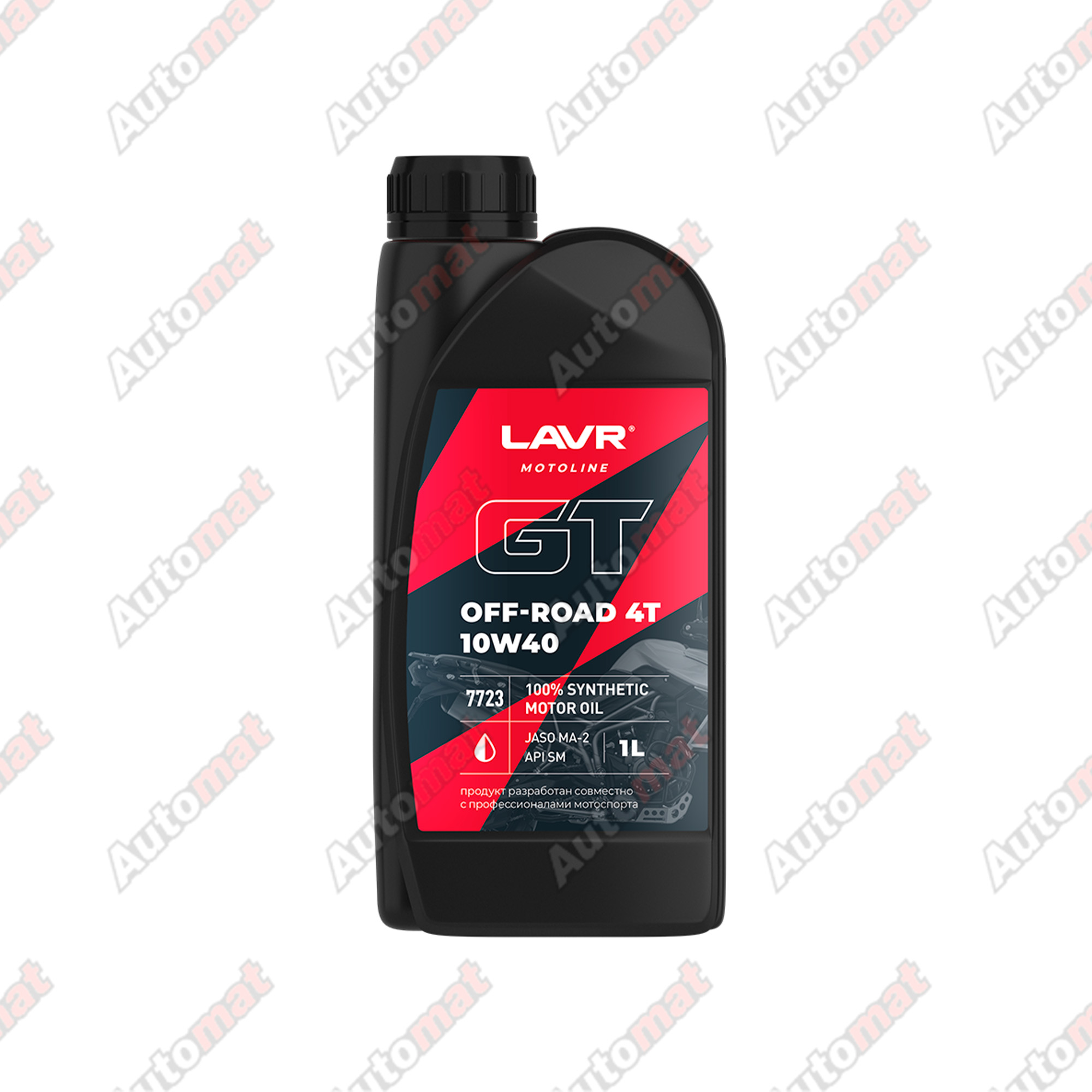 Моторное масло LAVR MOTO GT OFF ROAD 4T 10W-40, 1л